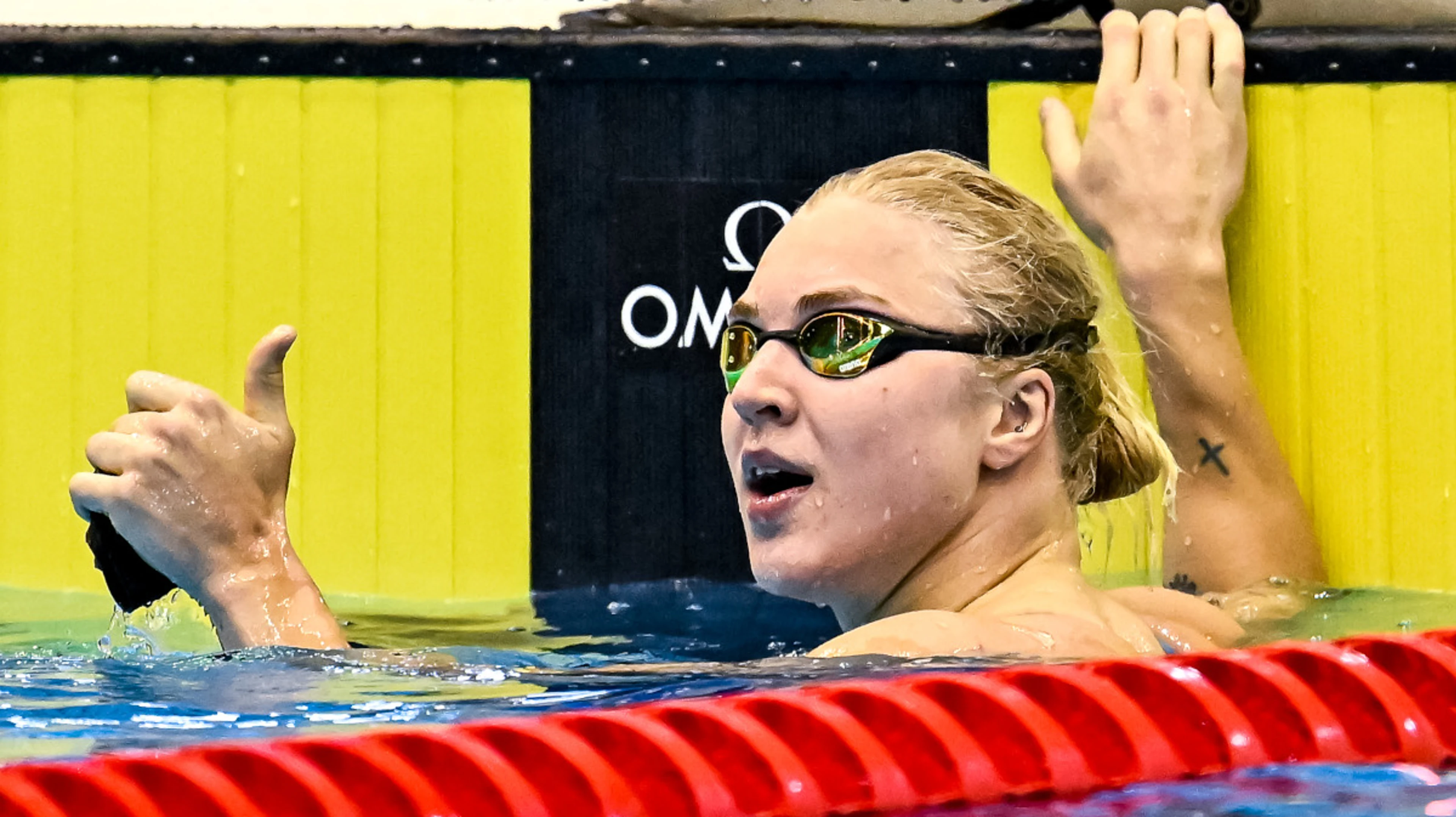Meilutyte ties women's 50m breaststroke world record