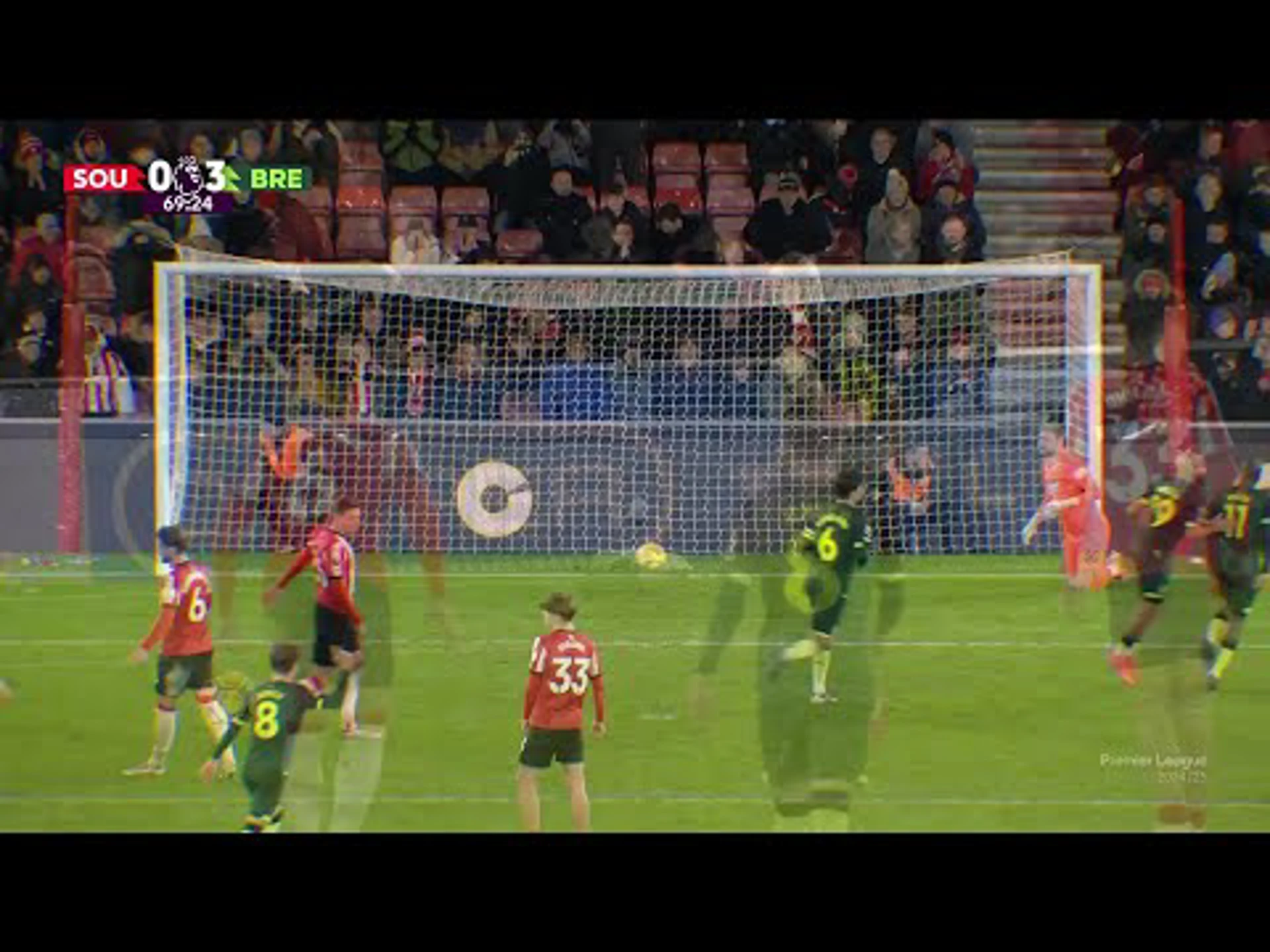 Bryan Mbeumo | 69ᵗʰ Minute Penalty Goal v Southampton