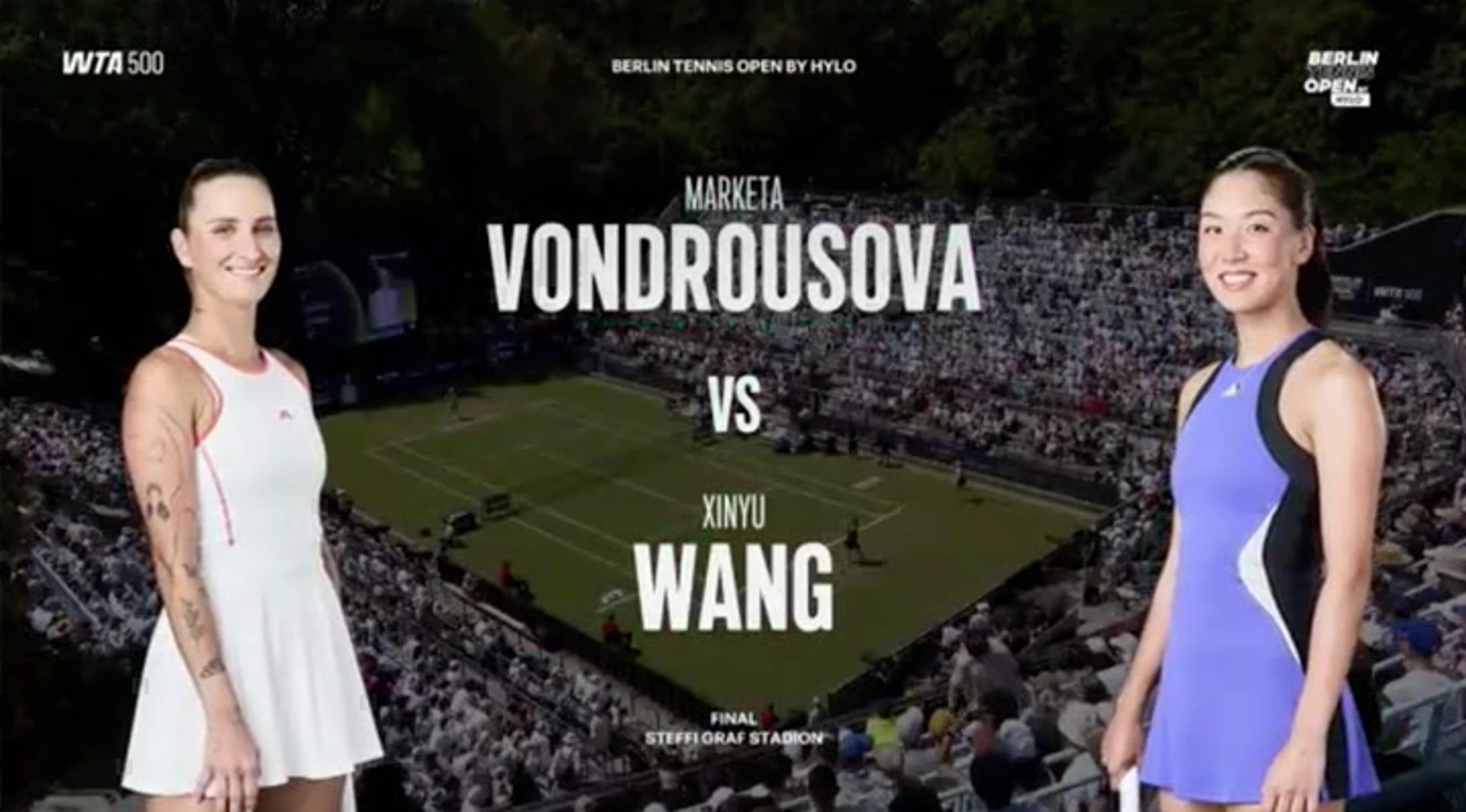 Vondrousova v Wang | Berlin Open Final | WTA 500