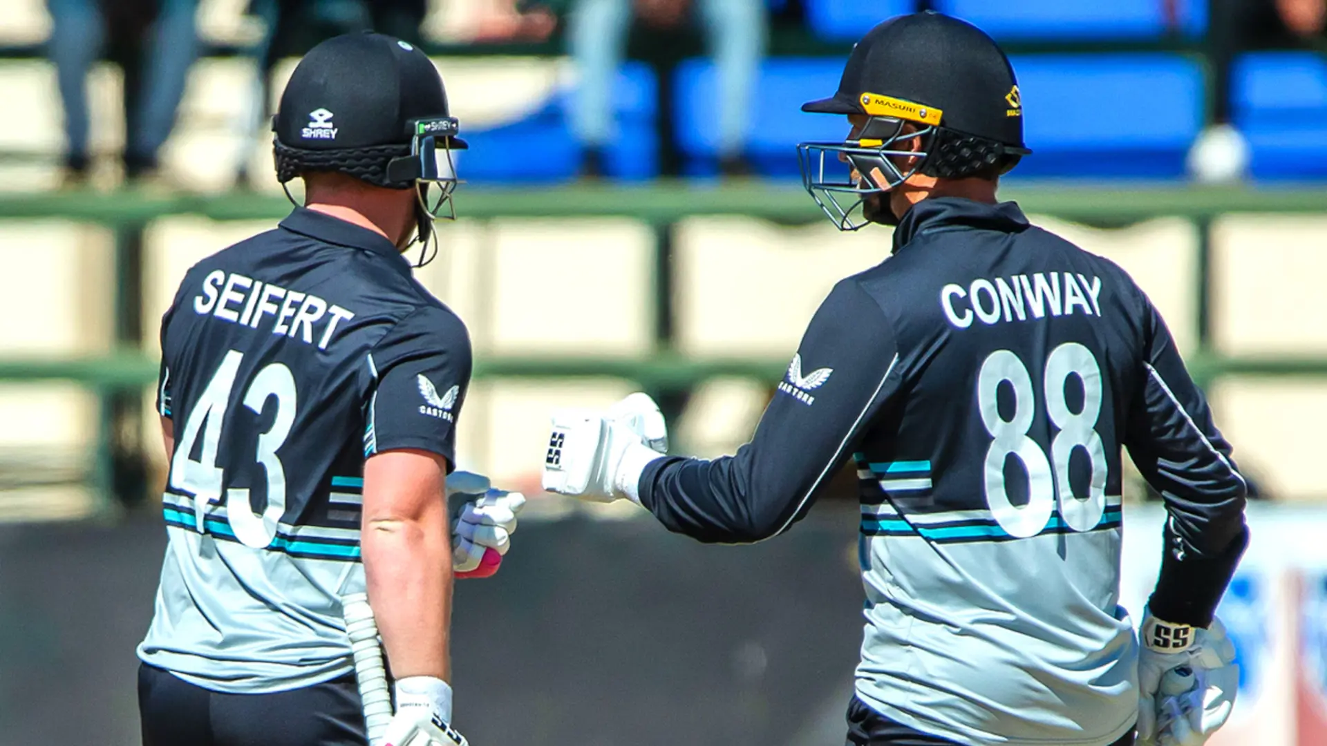 Ravindra and Conway lift New Zealand to 180