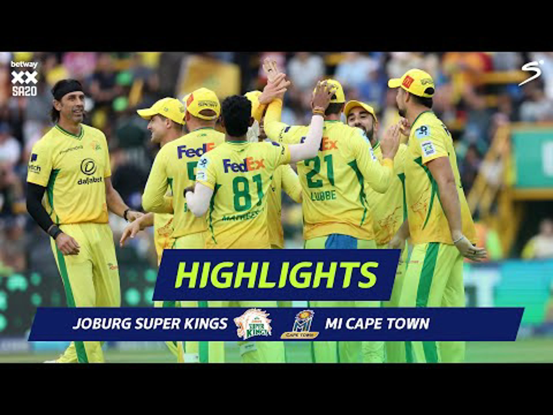 Joburg Super Kings v MI Cape Town | Short Highlights | Betway SA20