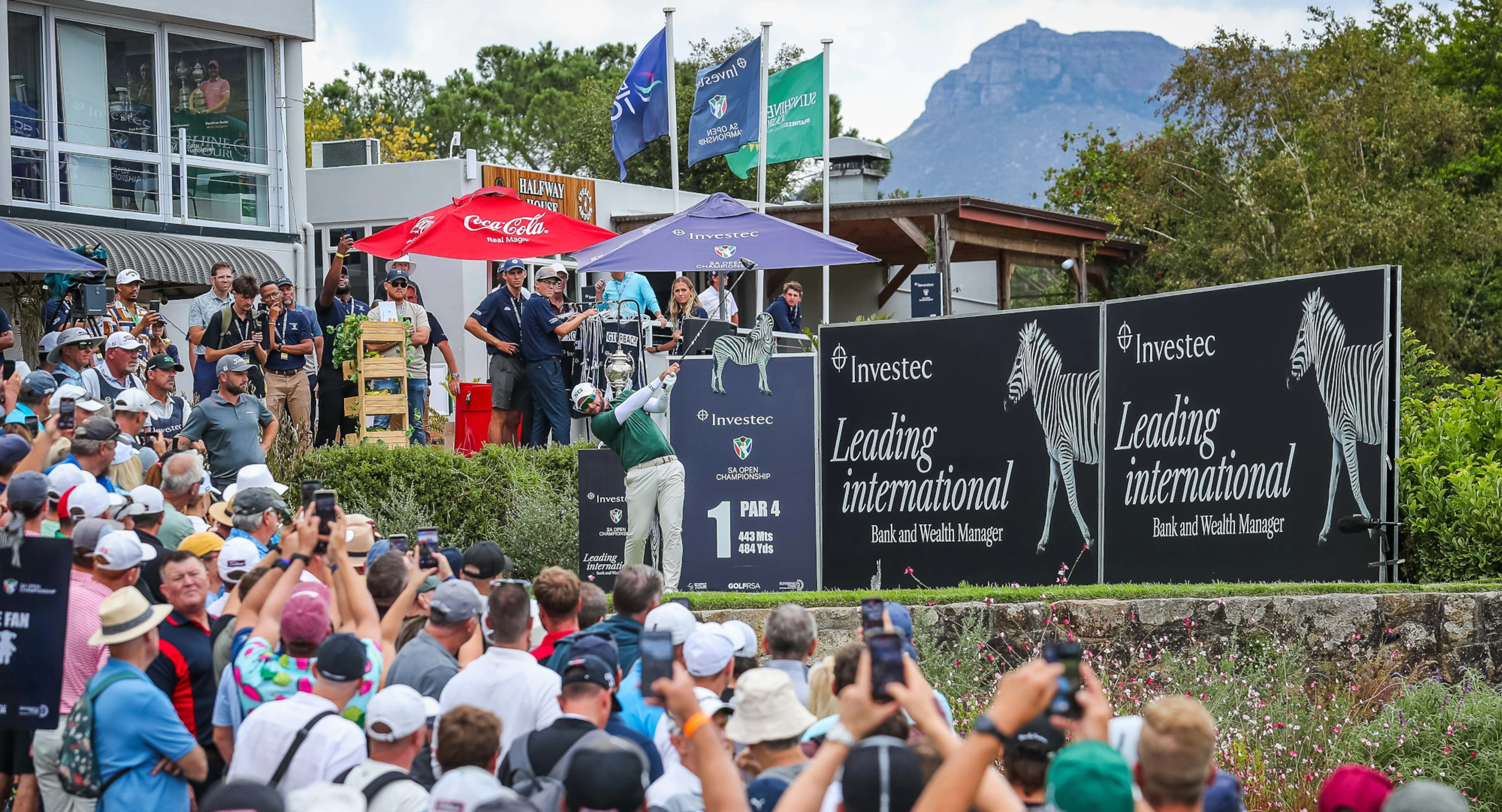 Fans flock to Stellenbosch as SA’s Burmester shares lead in SA Open