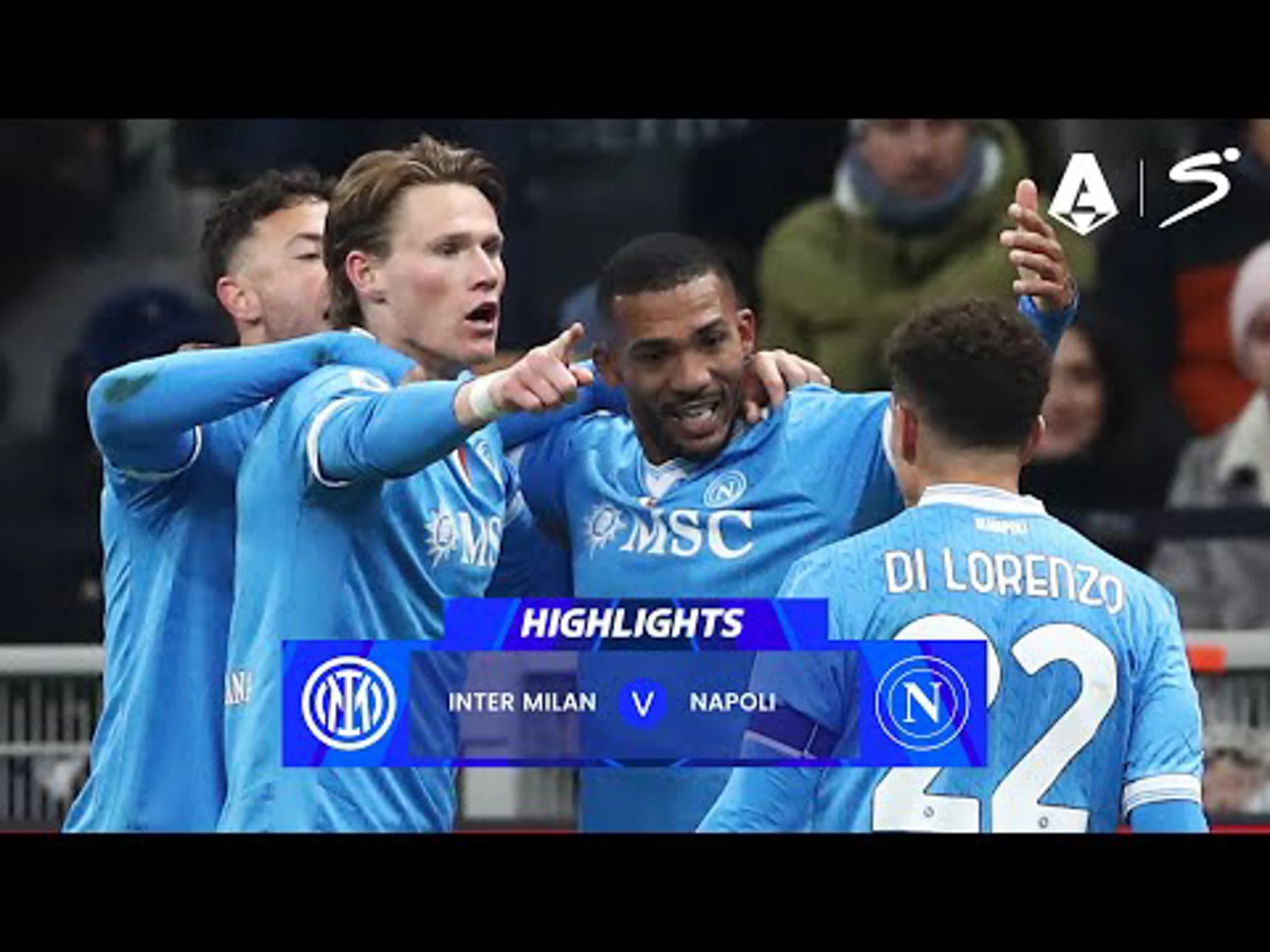 Inter Milan v Napoli | Match Highlights | Italian Serie A