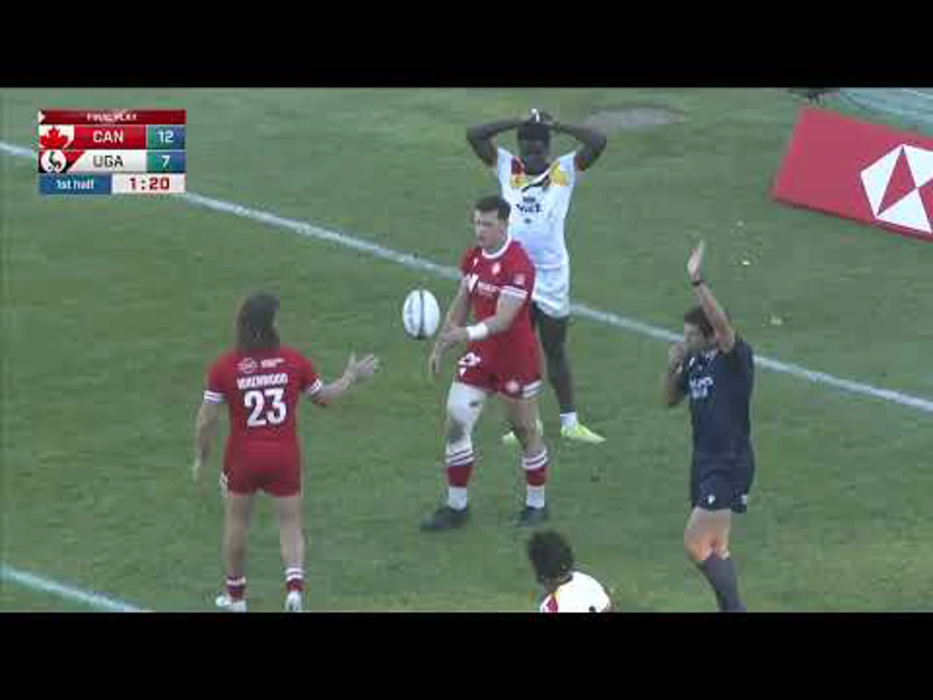 Canada v Uganda | Match Highlights | World Rugby HSBC Sevens Challenger Series Cape Town