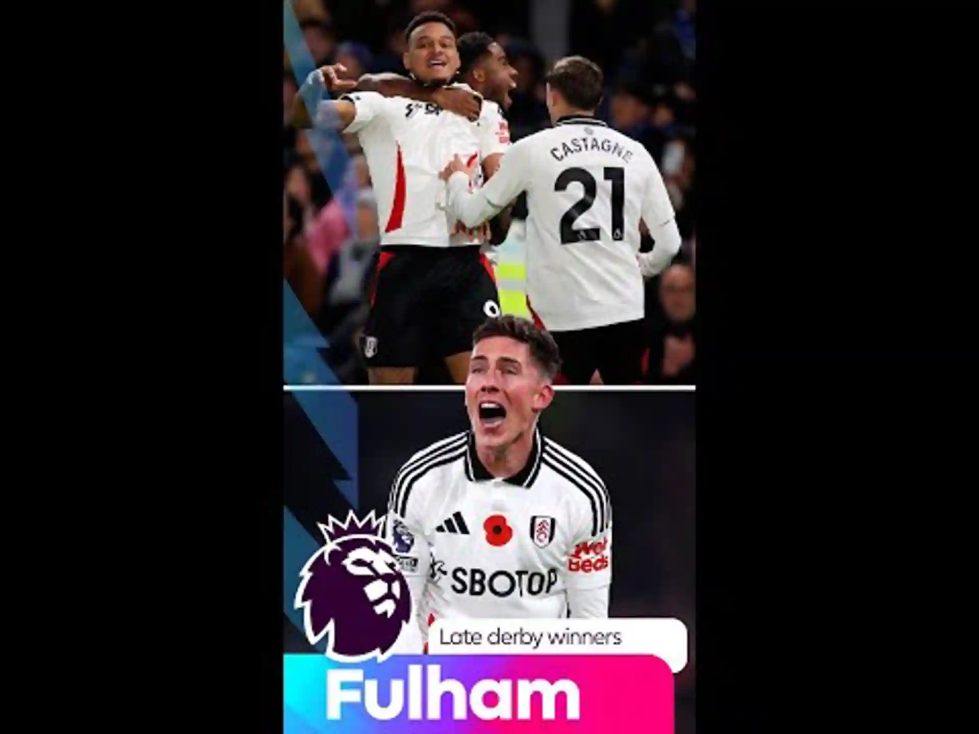 DERBY WINNERS! Fulham have won two West London derbies late on this season!