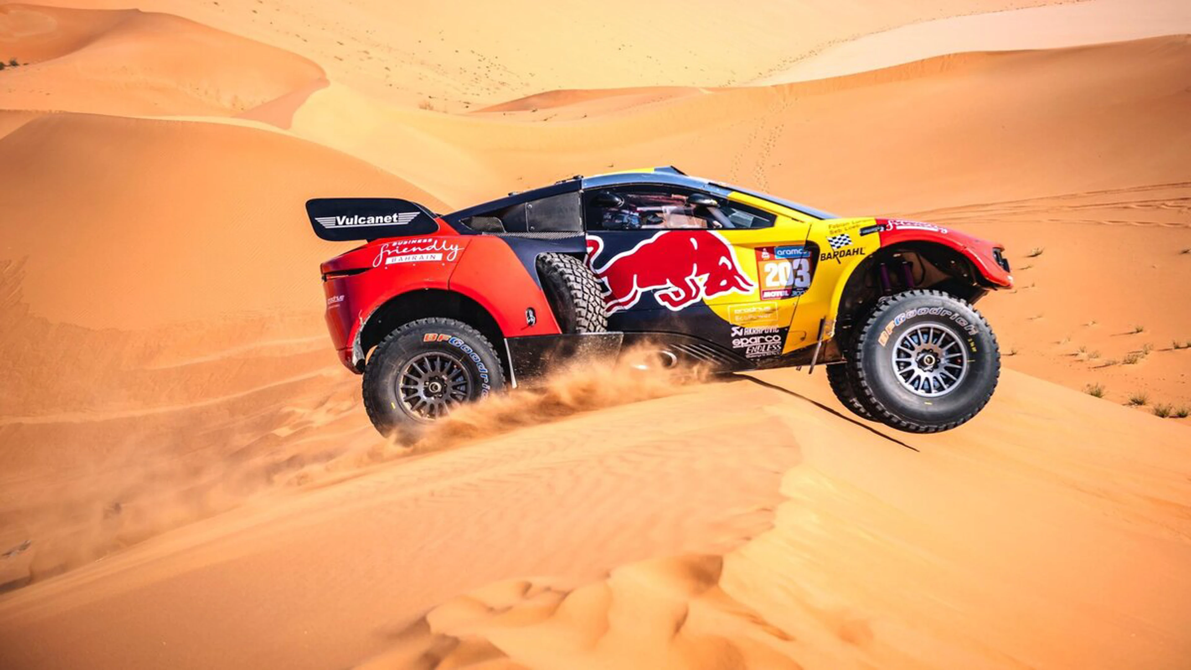 Sainz leads Dakar as Loeb wins stage six and Al-Attiyah's hopes end