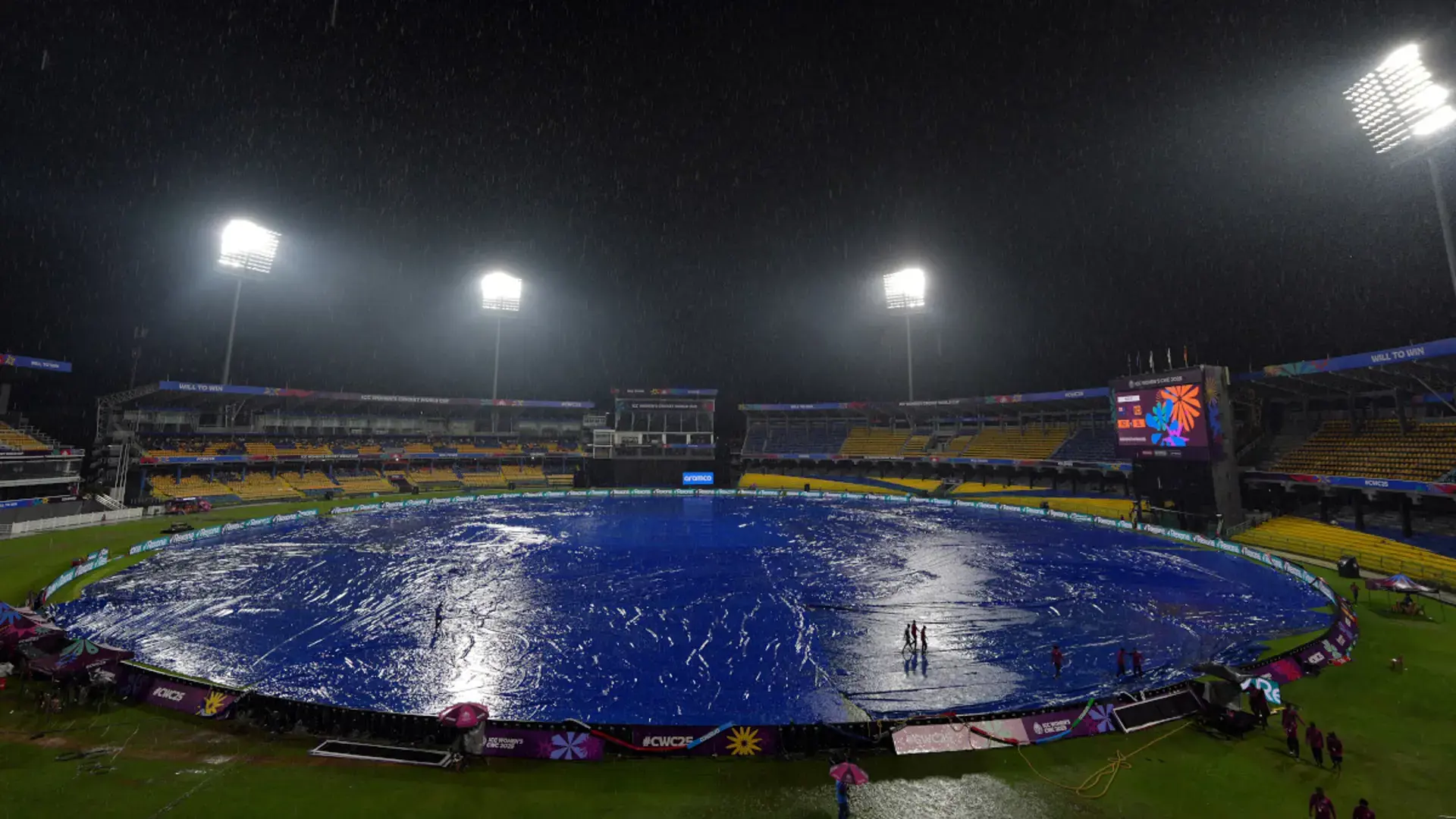 POINTS SHARED: Rain stops Sri Lanka's momentum against NZ 