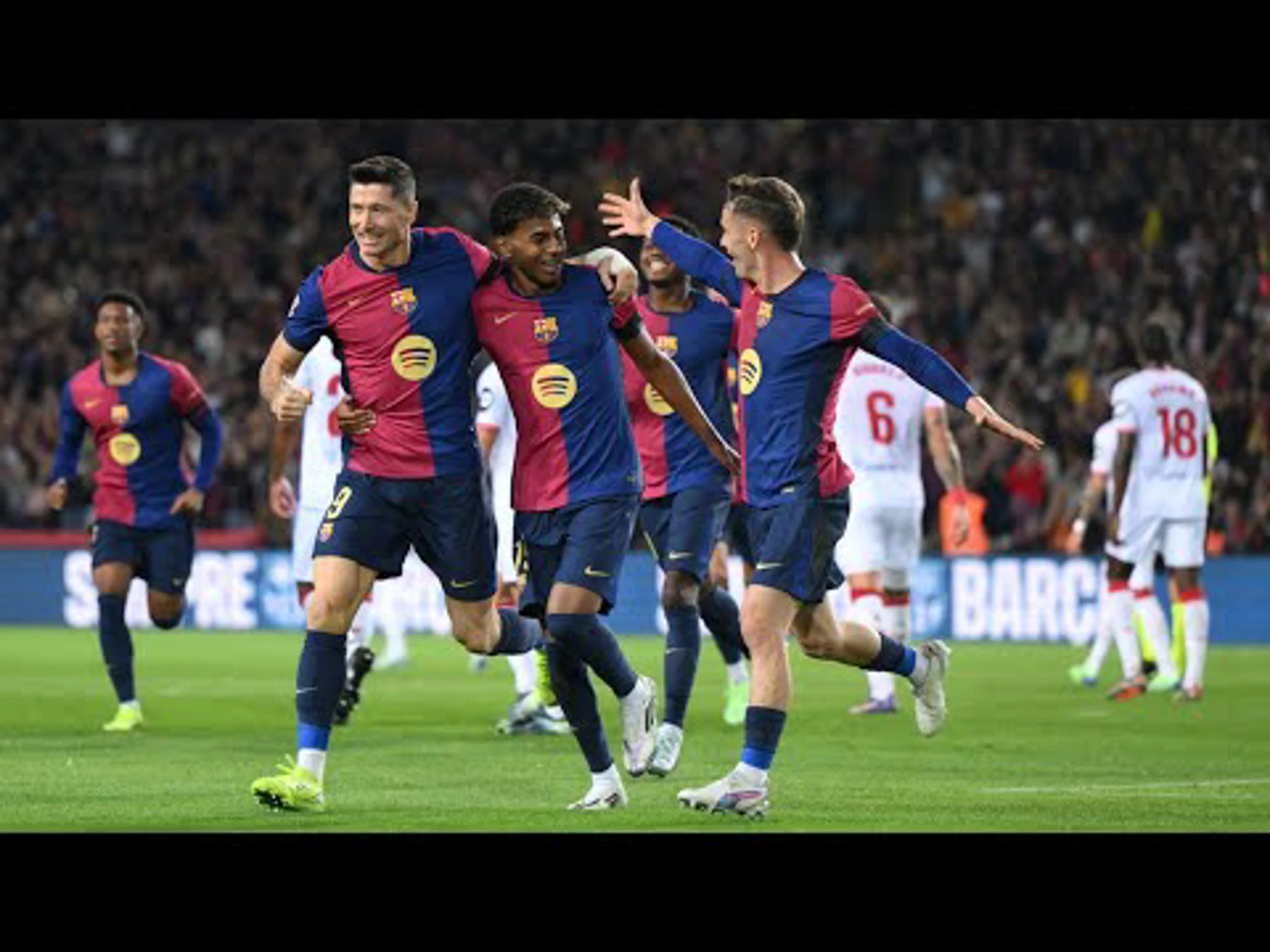 Barcelona v Sevilla | Match Highlights | La Liga EA Sports Matchday 10