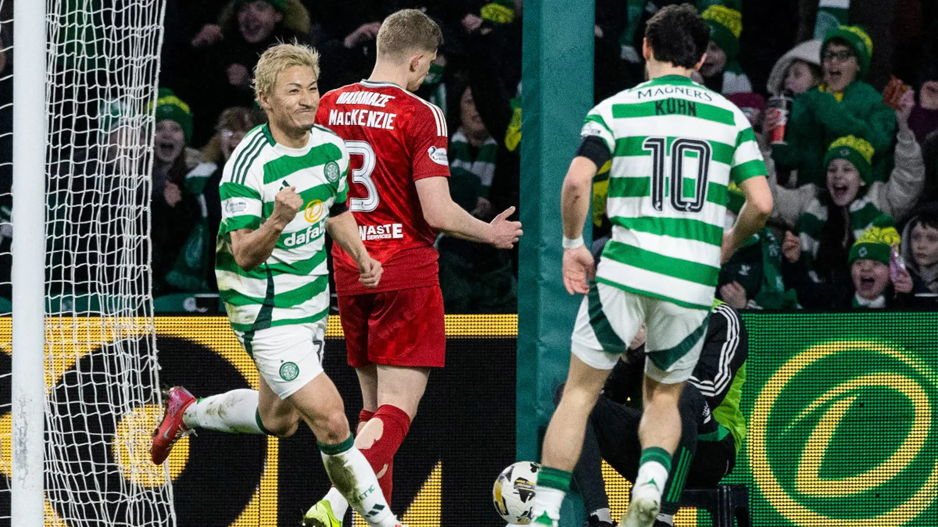 Celtic 16 points clear after five-star rout of Aberdeen