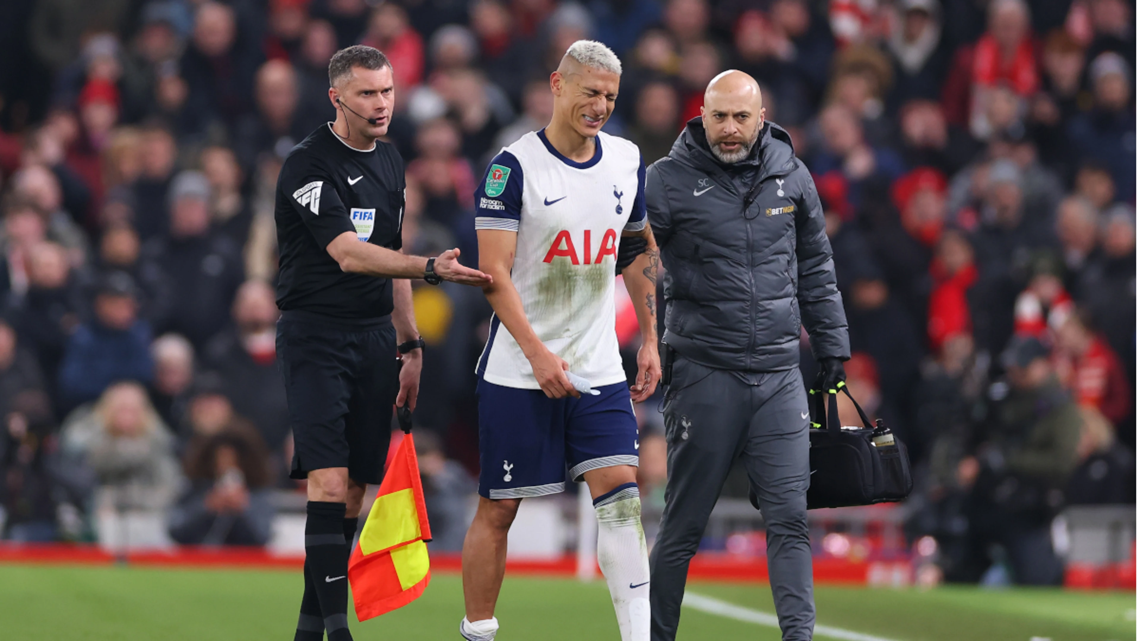 Richarlison's injury adds to Spurs' woes ahead of FA Cup game against Villa