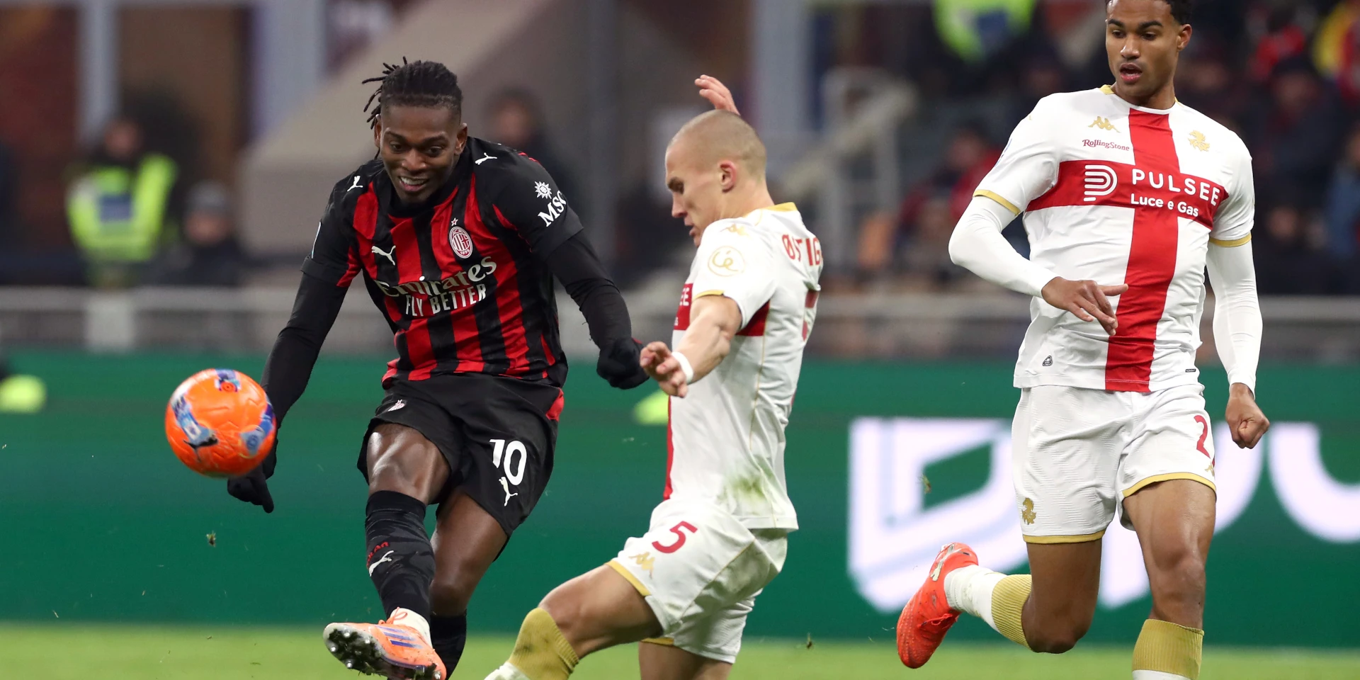 AC Milan scrape a point with Genoa after late penalty drama
