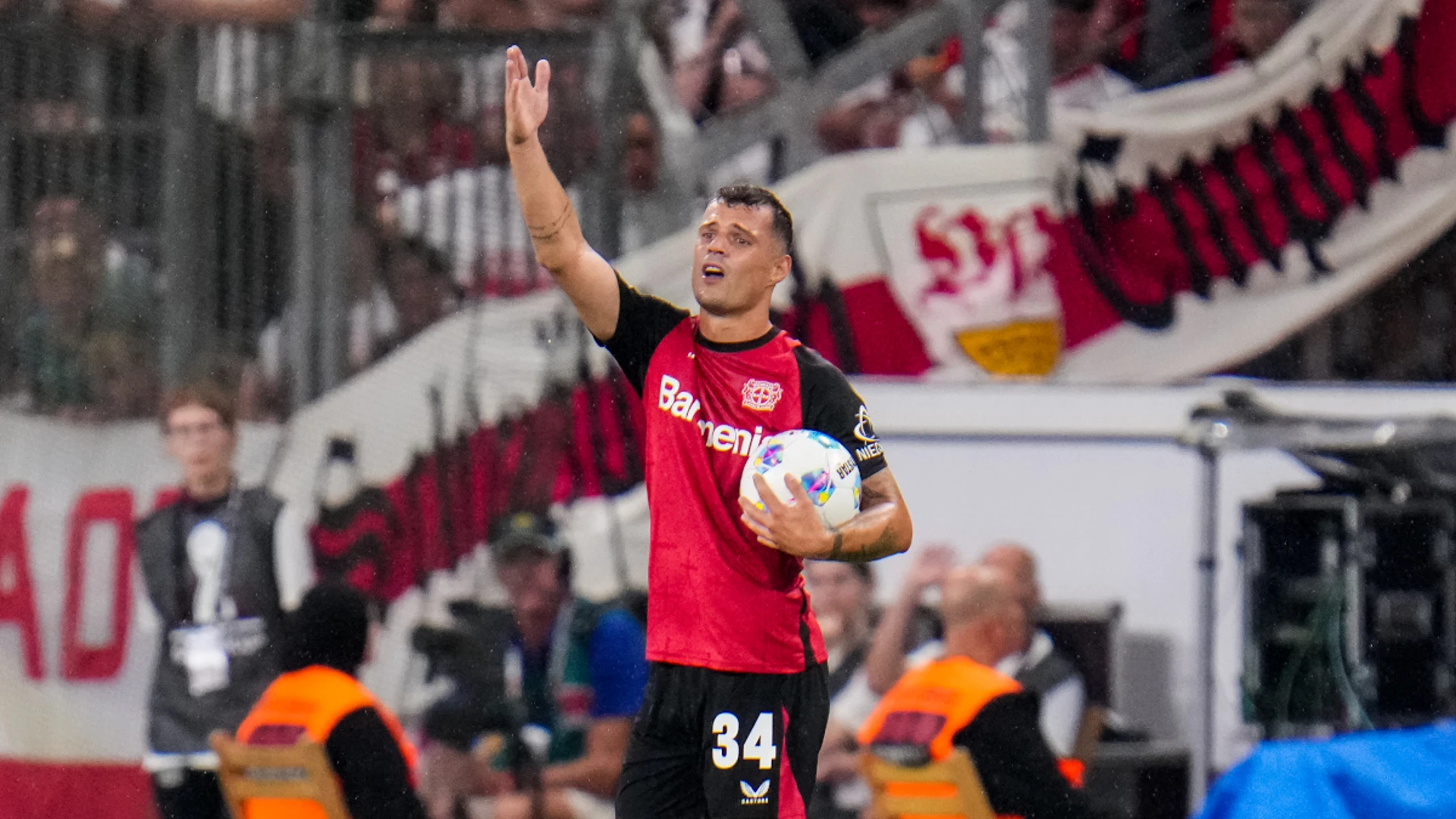 Reborn Xhaka vows to keep record-breaking Leverkusen on top