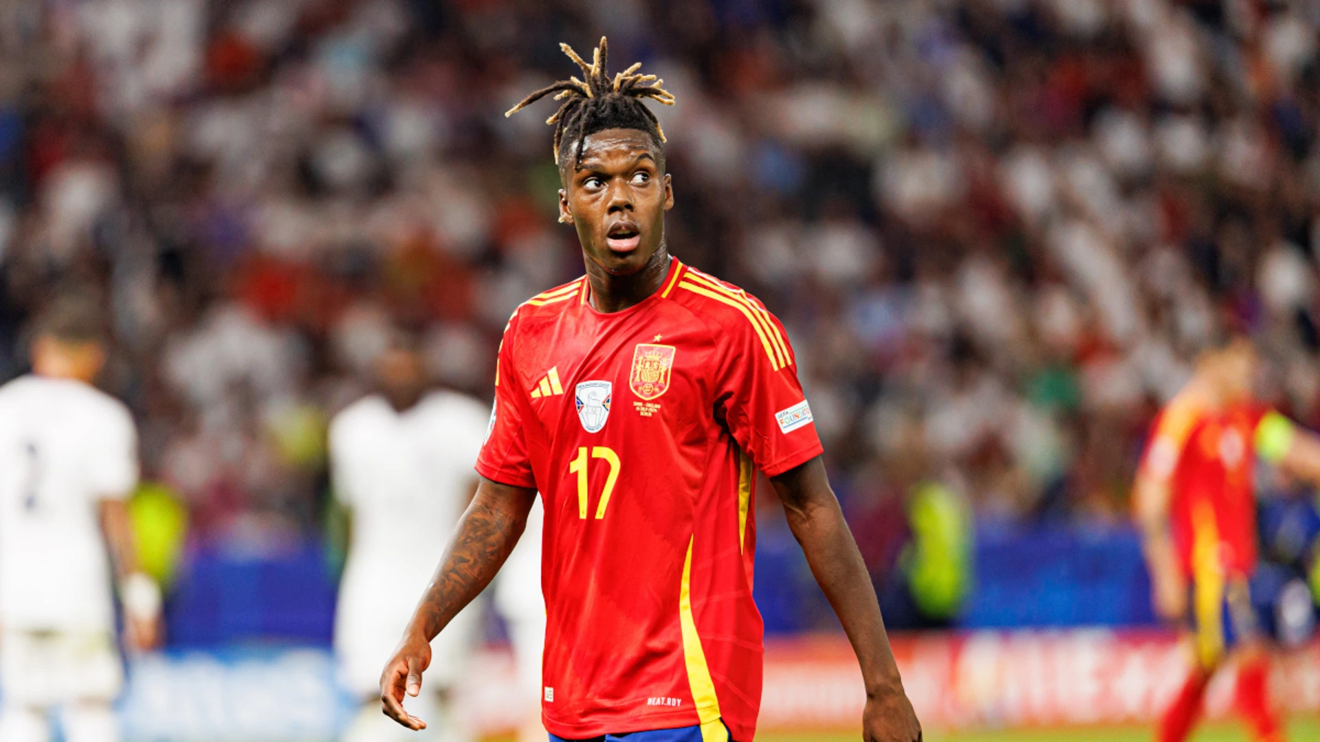 Spain striker Williams out injured for Denmark, Serbia clashes