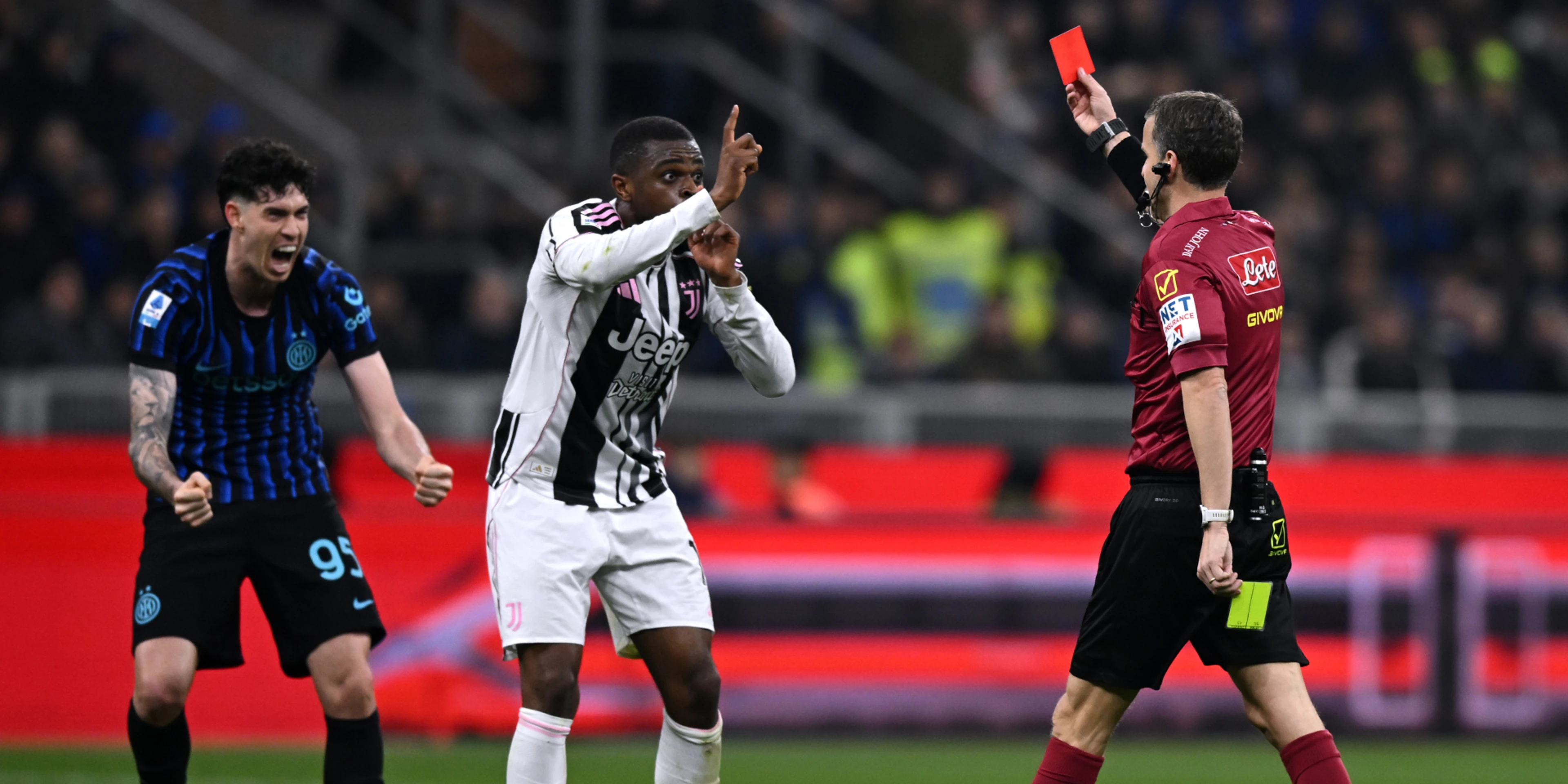Serie A referee designator apologises after controversial Kalulu sending-off