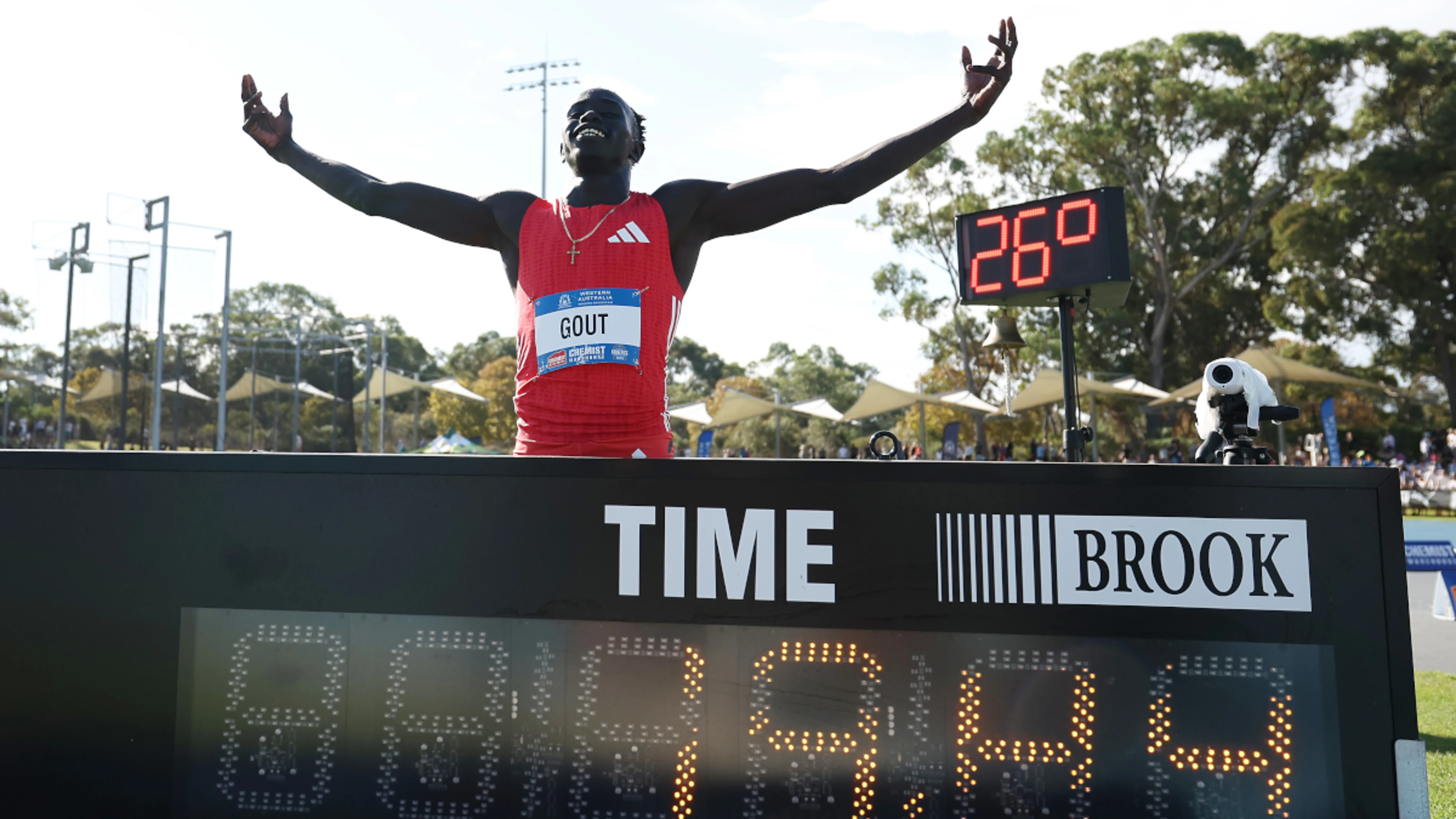 Australian schoolboy Gout Gout scorches to 19.84sec over 200m