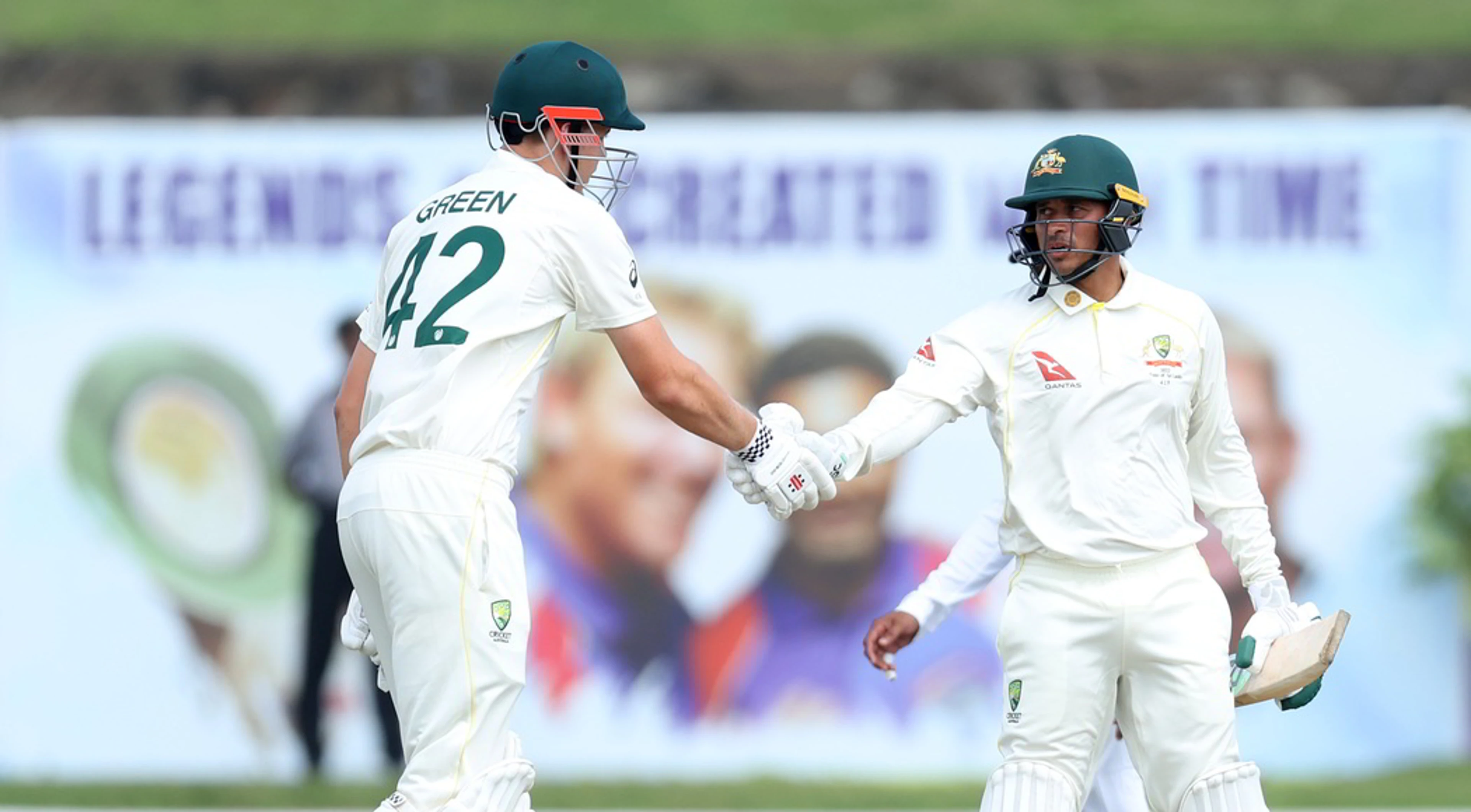 Khawaja lauds Green's 'courage' as Australia build lead in Galle