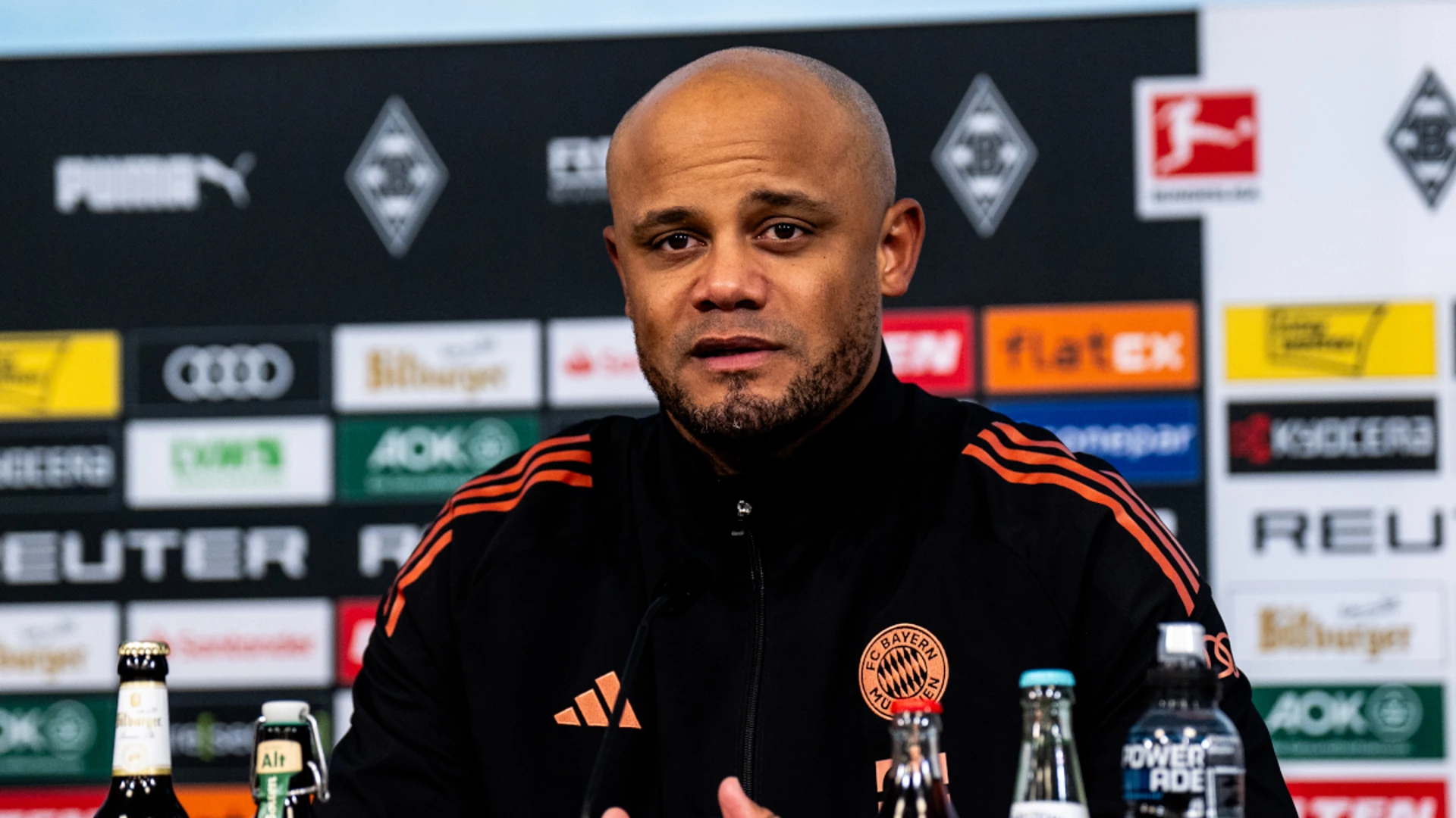 Bayern's Kompany unhappy with missed chances after win at Gladbach