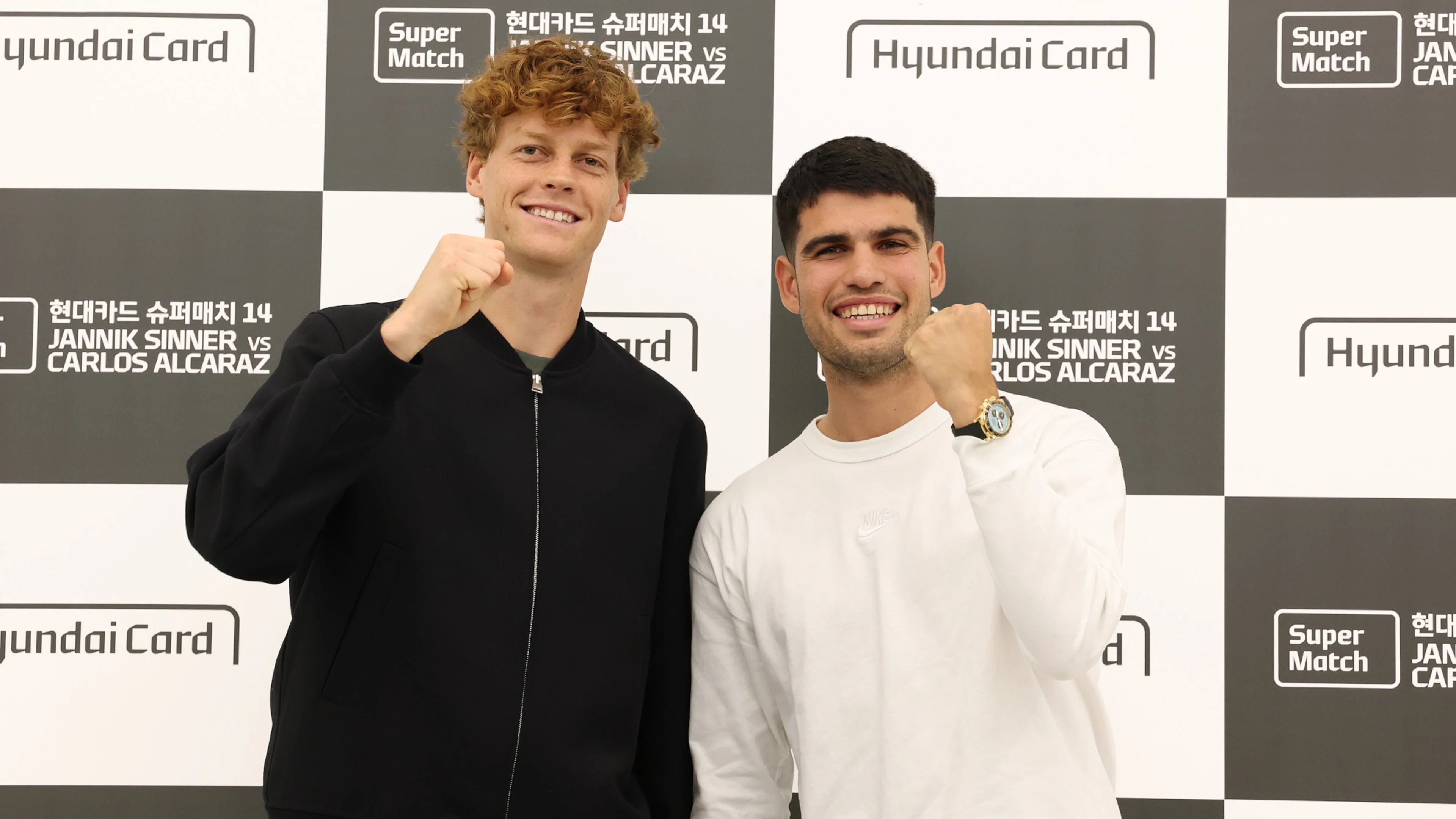 Sinner, Alcaraz tease doubles partnership ahead of Incheon exhibition match