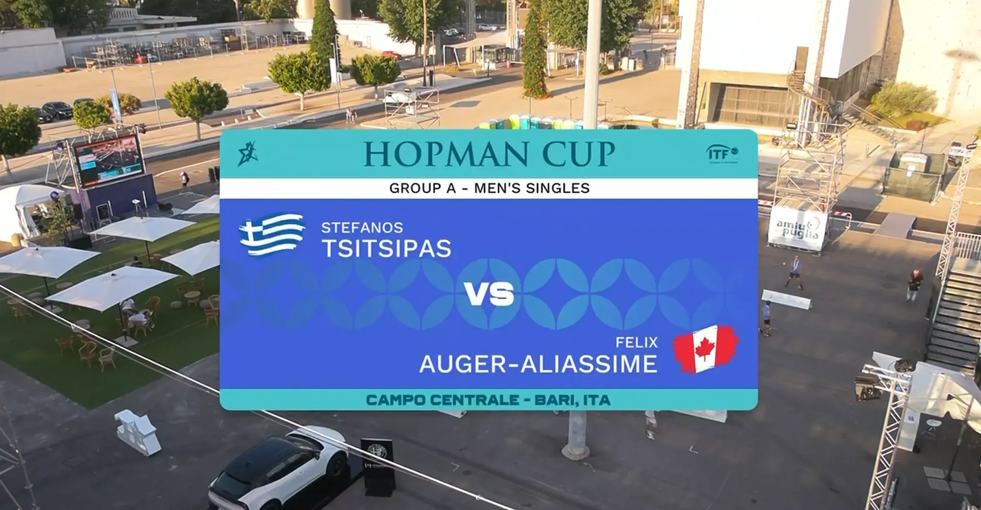 Stefanos Tsitsipas v Auger Aliassime | Match Highlights | Hopman Cup