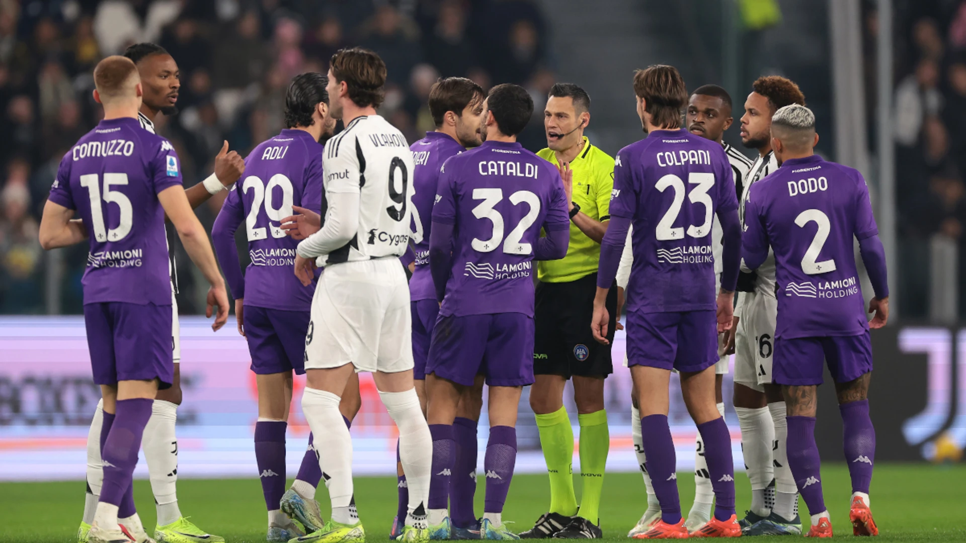 Juve game interrupted after fans abuse Vlahovic