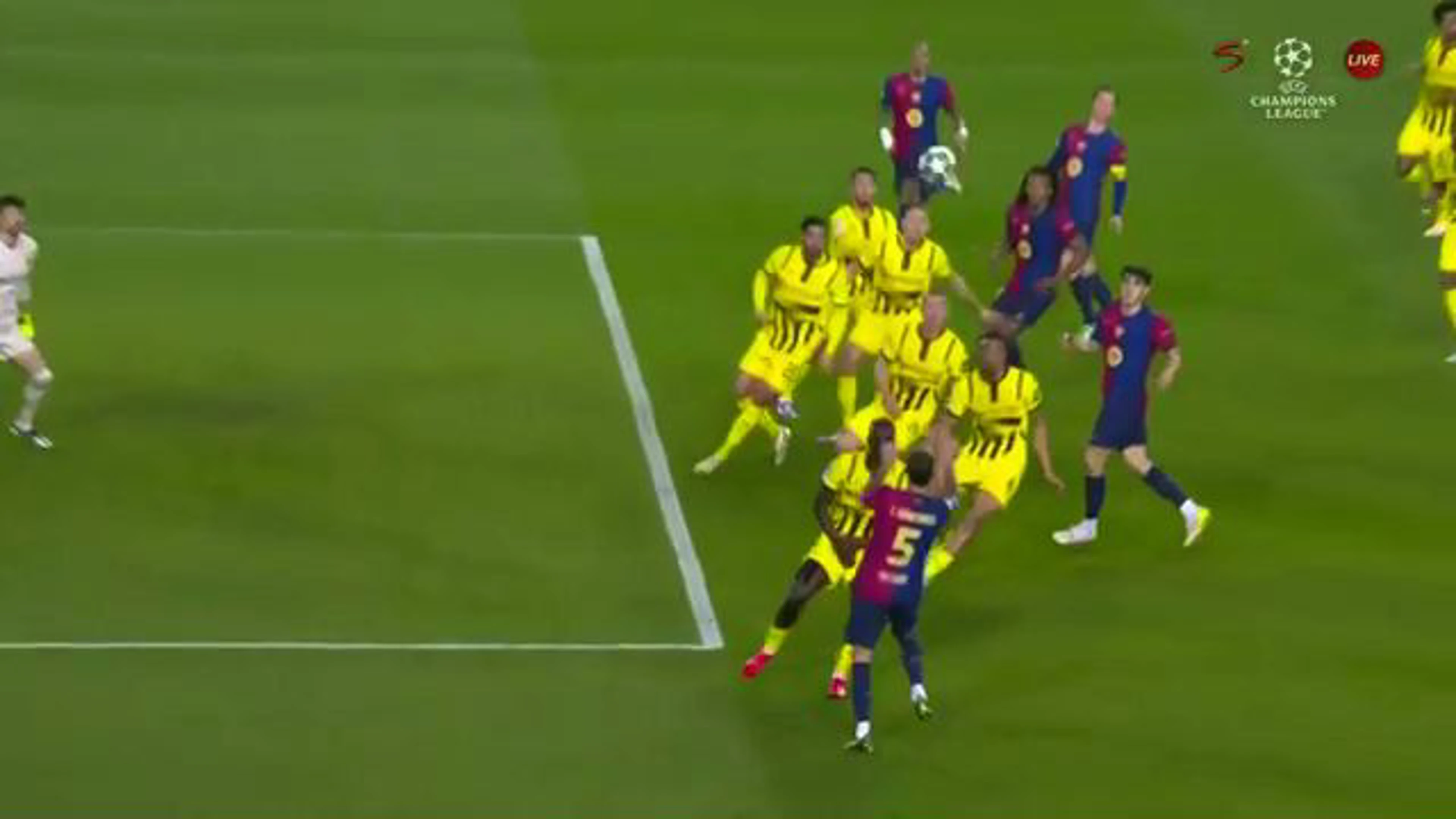 Raphinha Goal | Barcelona v Dortmund | UEFA Champions League Quarter Finals