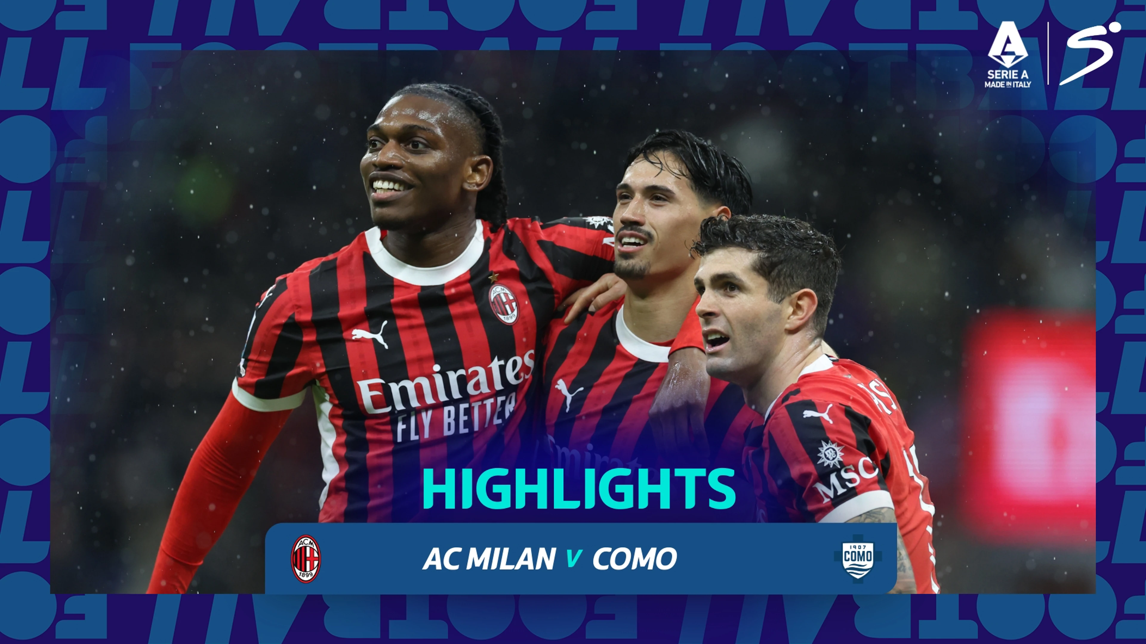 AC Milan v Como | Match Highlights | Italian Serie A Matchday 29