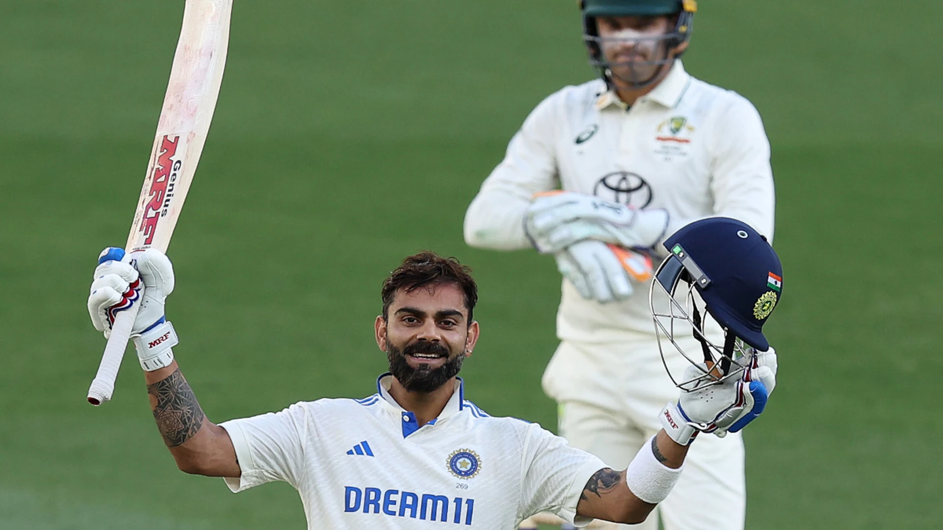 DAY 3: Kohli blasts century as India declare against Australia