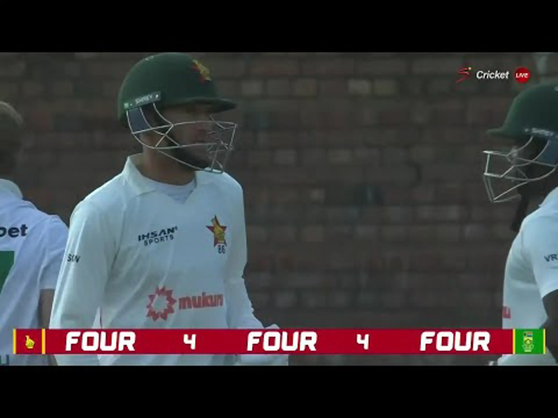 Zimbabwe v South Africa | 1st Test | 2nd day | Sean Williams 137