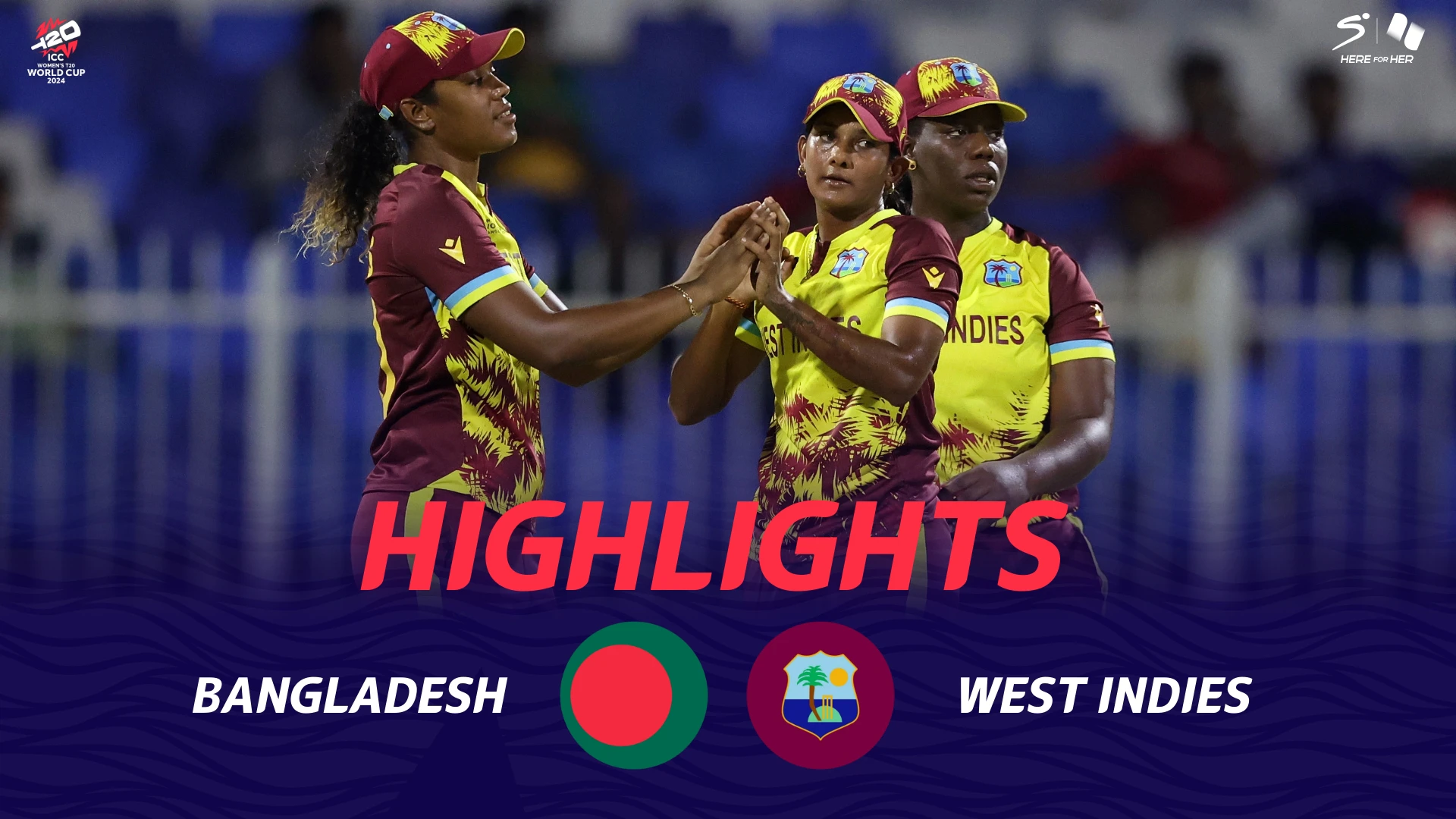 Bangladesh v West Indies | Match Highlights | ICC Women's T20 World Cup