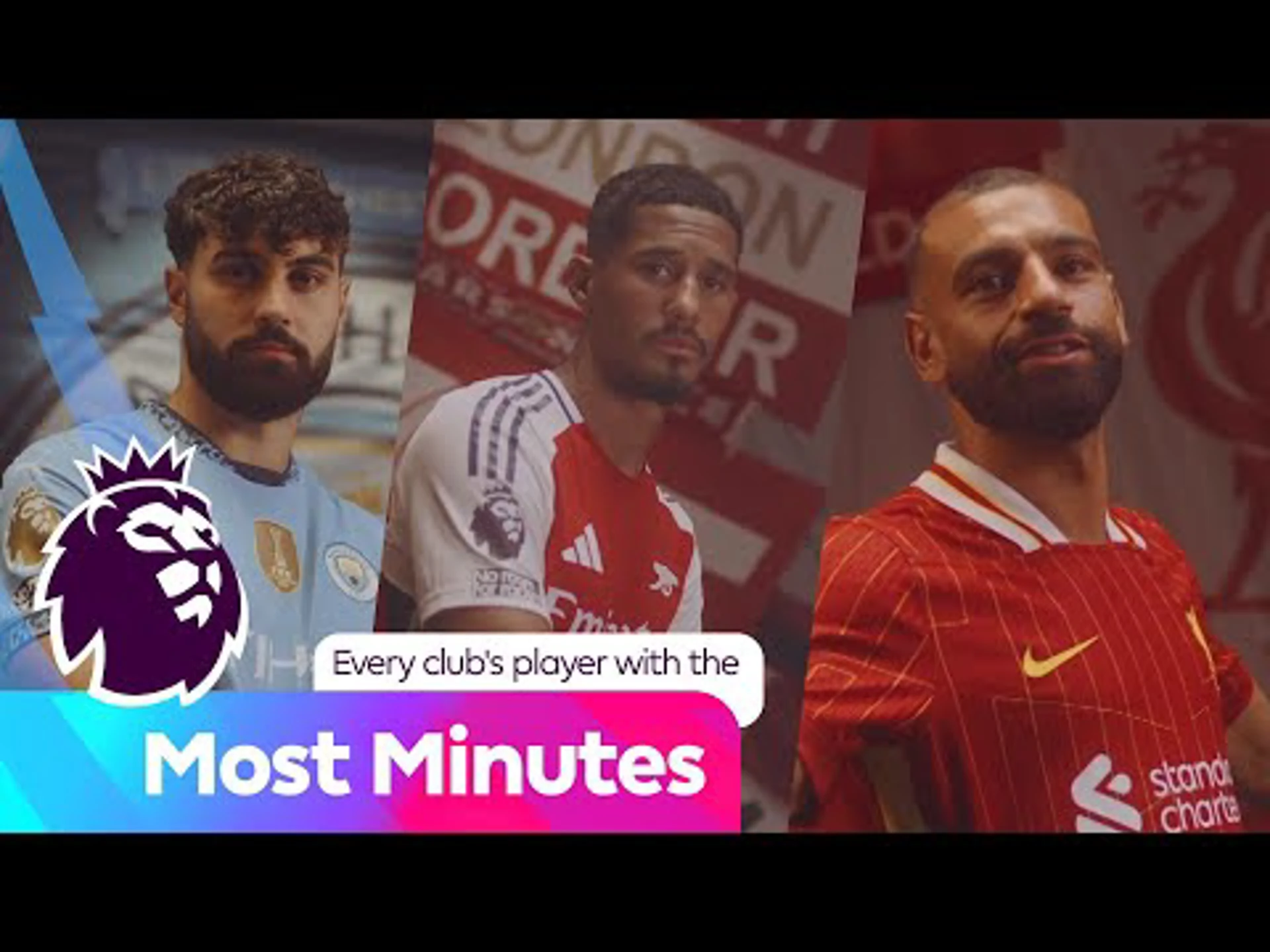 Players with the most minutes in the 2024/25 season | Premier League