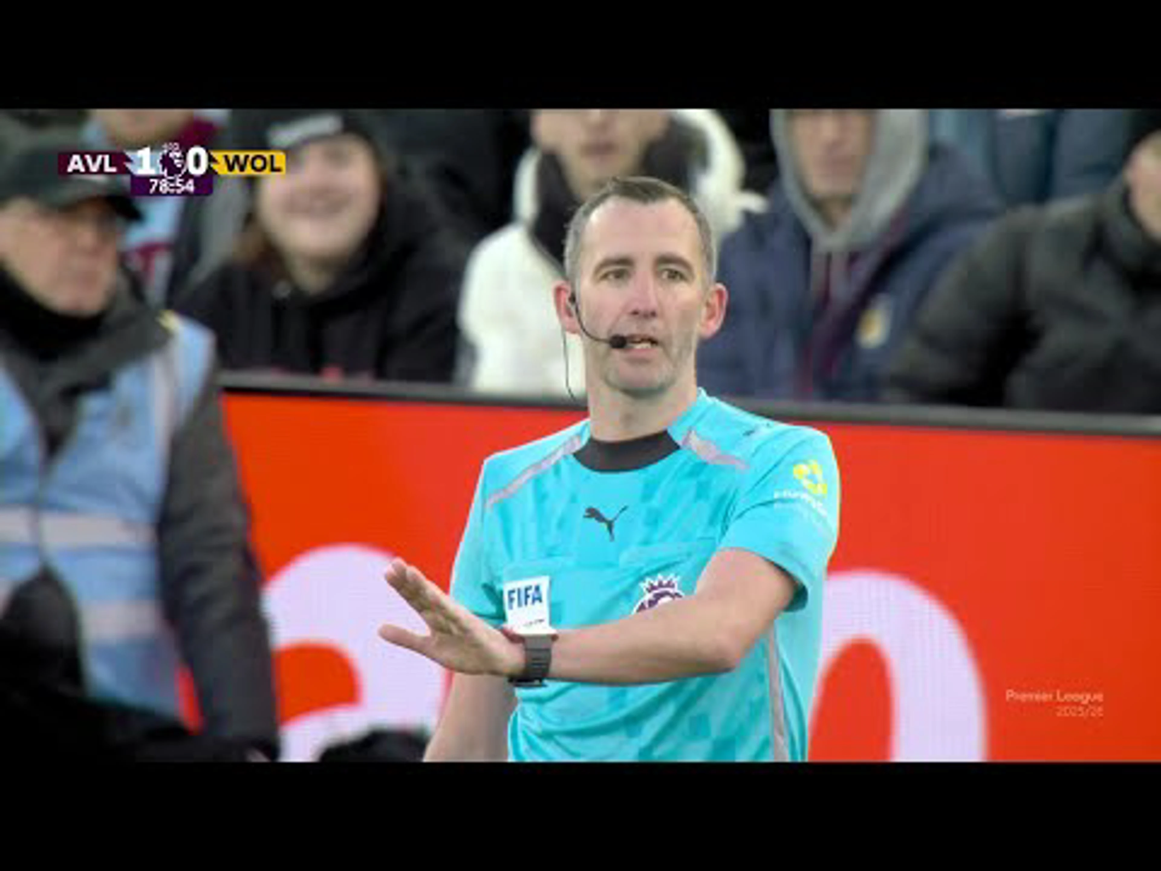 Jhon Arias | 80ᵗʰ Minute Yellow Card v Aston Villa