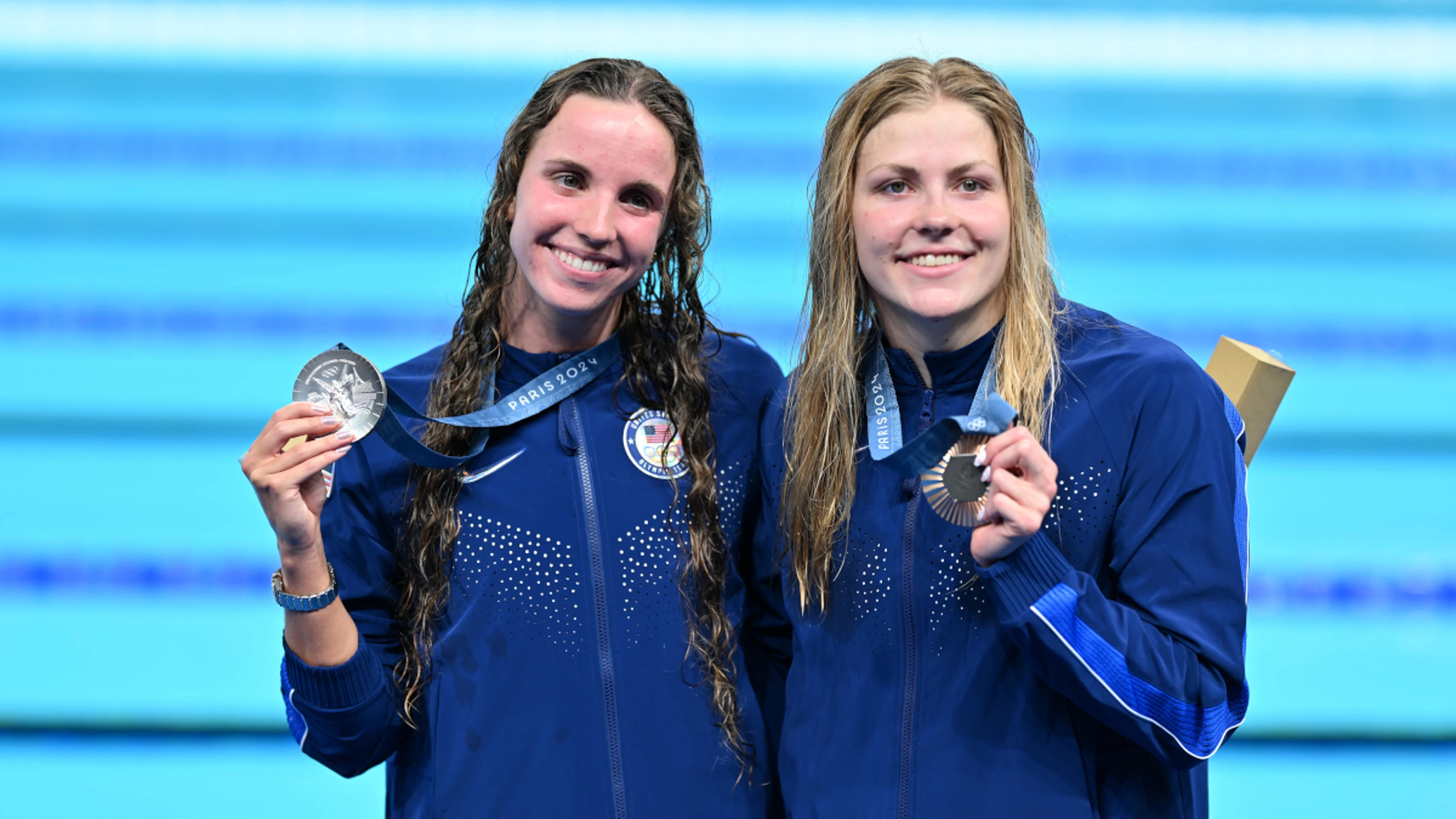 US win 3000th Olympic medal but struggle for golds in Paris pool