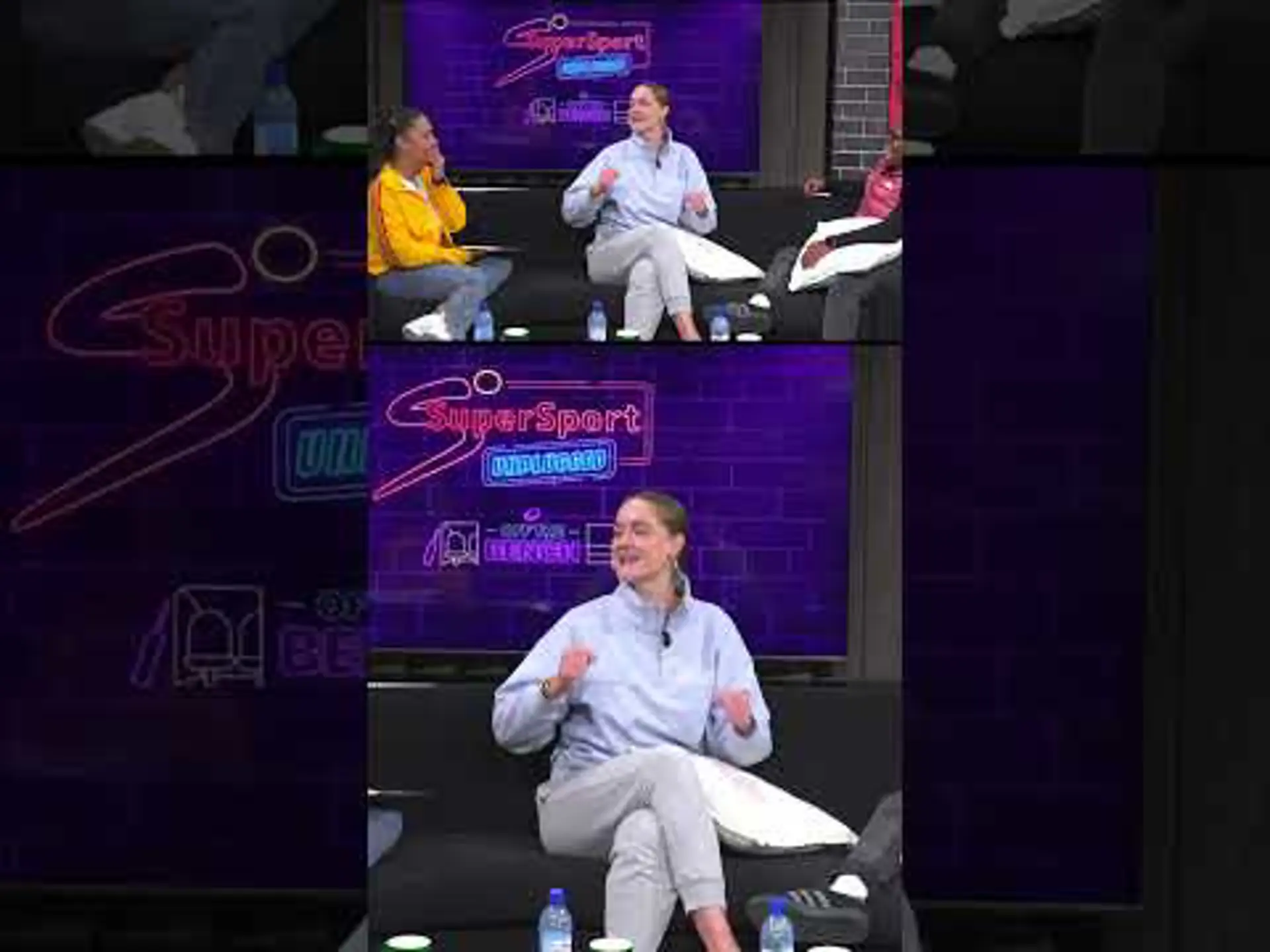 The way Layla and Sinalo were both embarrassed on Ine's behalf 😂😭#SuperSportUnplugged #HereForHer