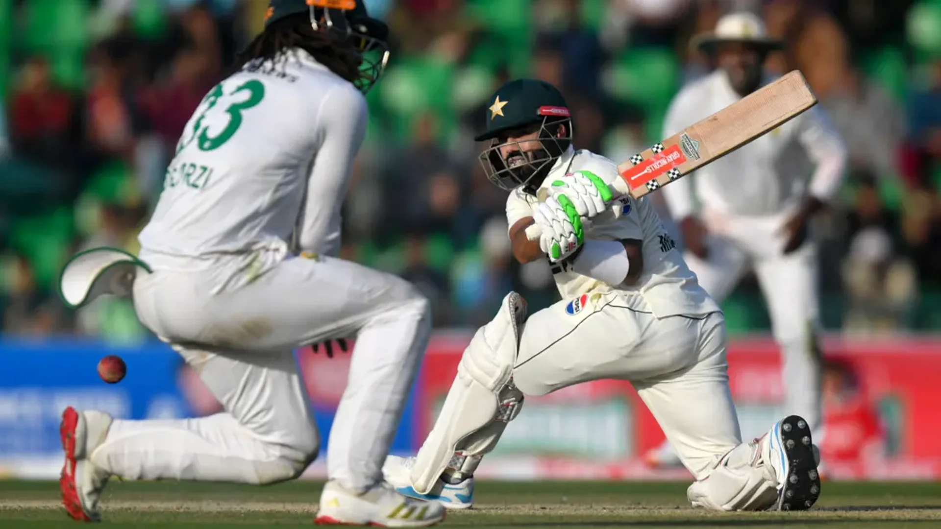 SPIN, STRUGGLE, STAND: Pakistan rally back strong, close Day One in grit-filled fightback