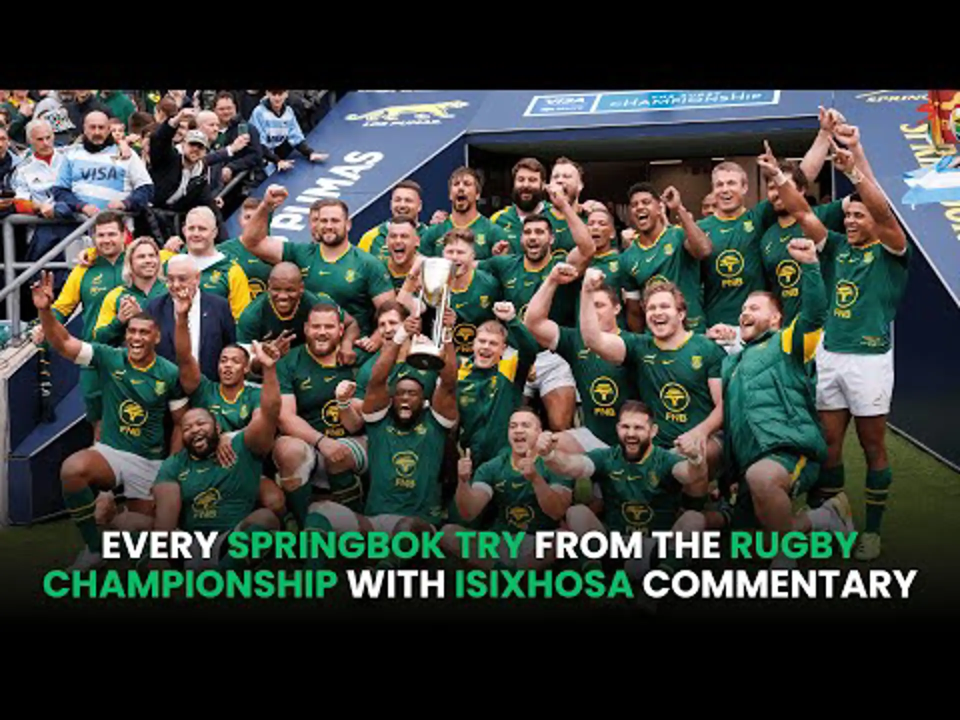 Every Springbok Try From The 2025 Rugby Championship with ISIXHOSA Commentary 🇿🇦🎙️