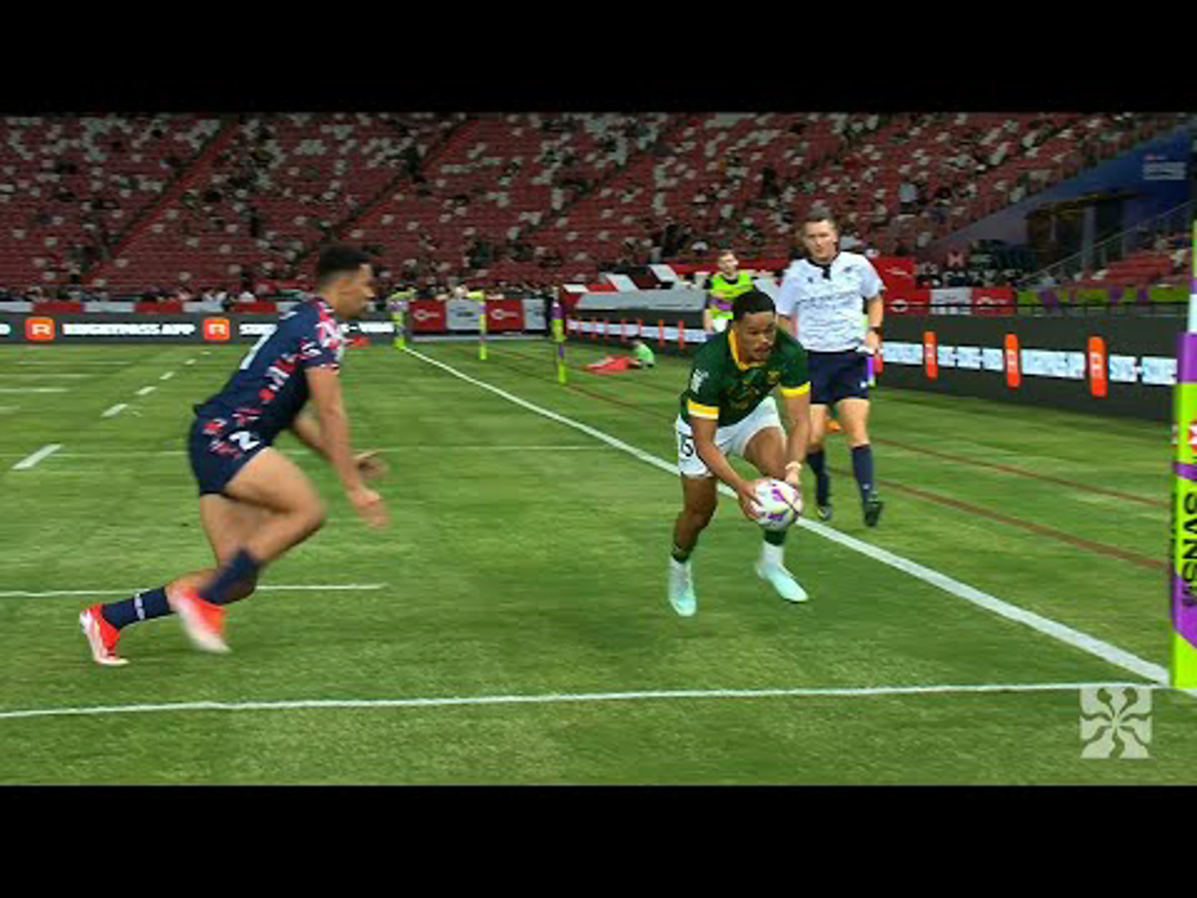 South Africa v Great Britain | Match Highlights | World Rugby HSBC Sevens Series Singapore