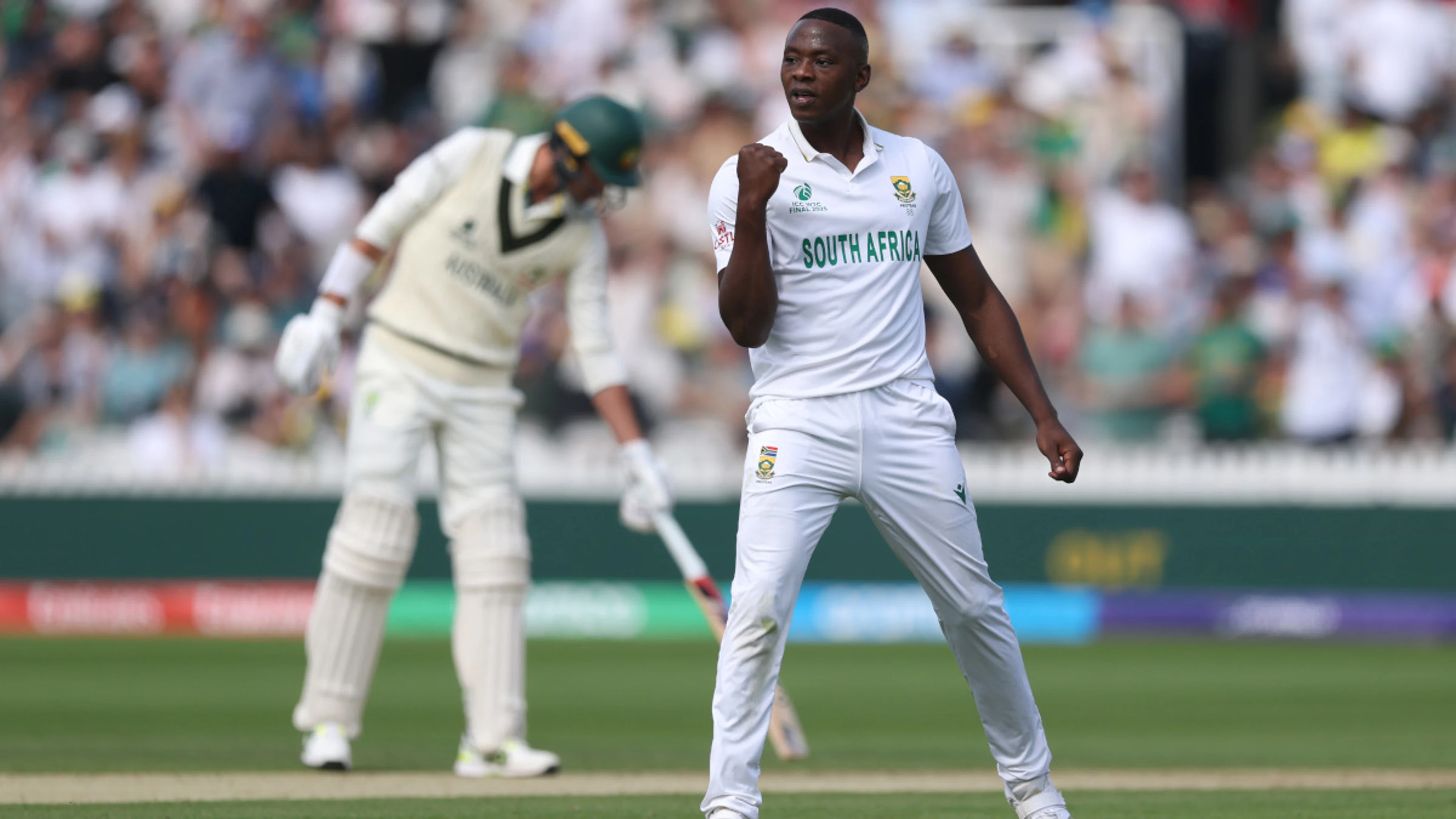 DAY 1: Rabada wrecks Australia but game in balance after 14-wicket opening day