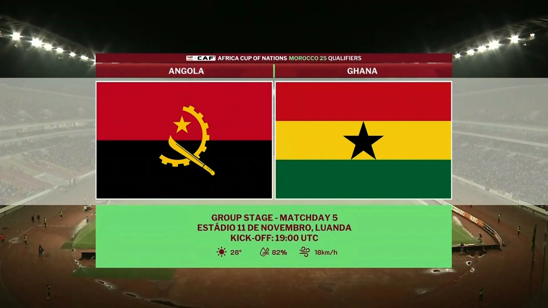 Angola v Ghana | Match Highlights | Africa Cup Of Nations Qualifier