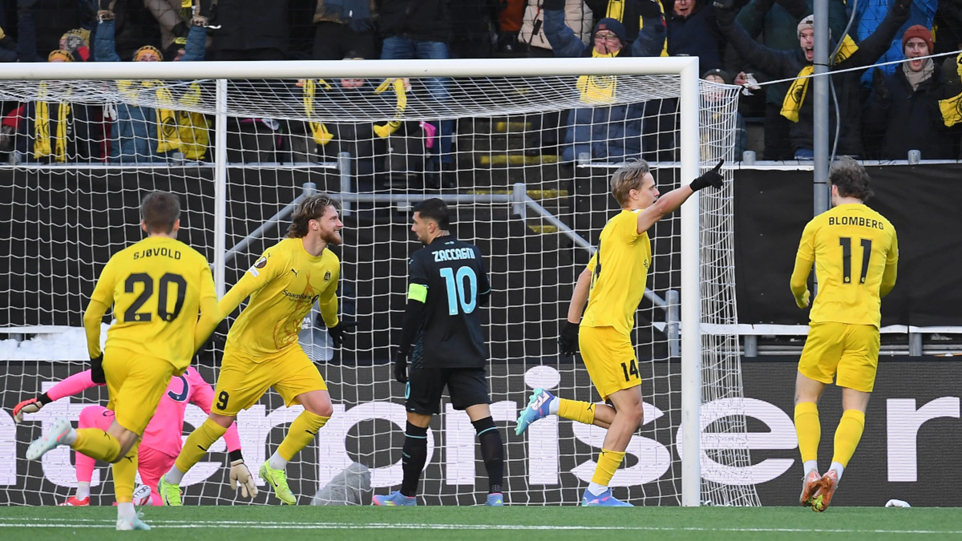 Lazio freeze as Bodo/Glimt take first-leg win