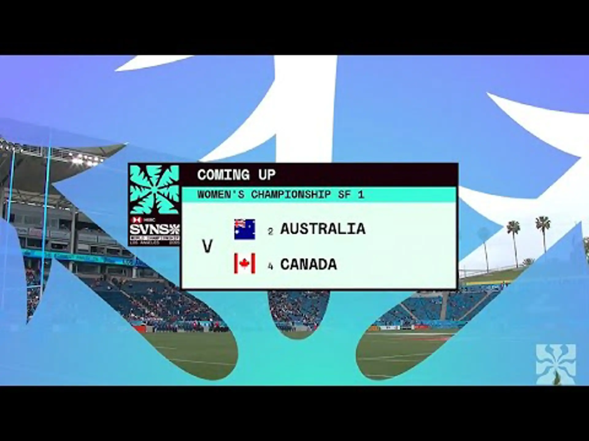 Australia v Canada | Cup SF1 | Highlights | World Rugby HSBC Women's Sevens Series Los Angeles
