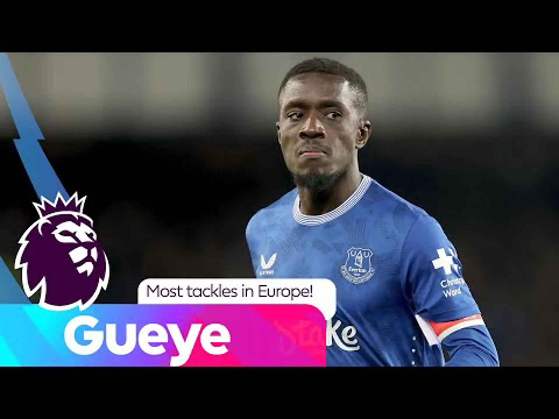 Most tackles in Europe | Idrissa Gueye | Premier League