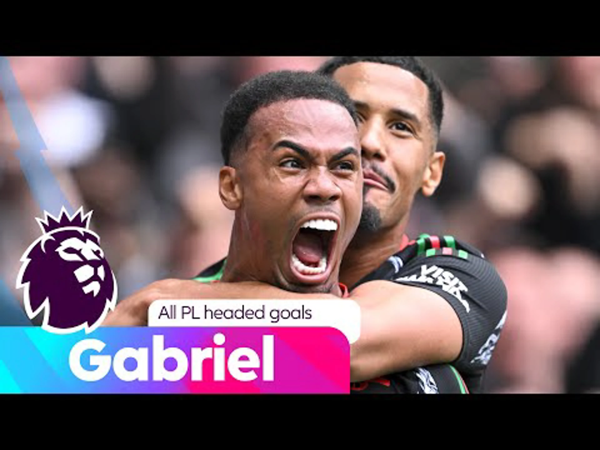 ALL 12 of Gabriel's headed PL goals!