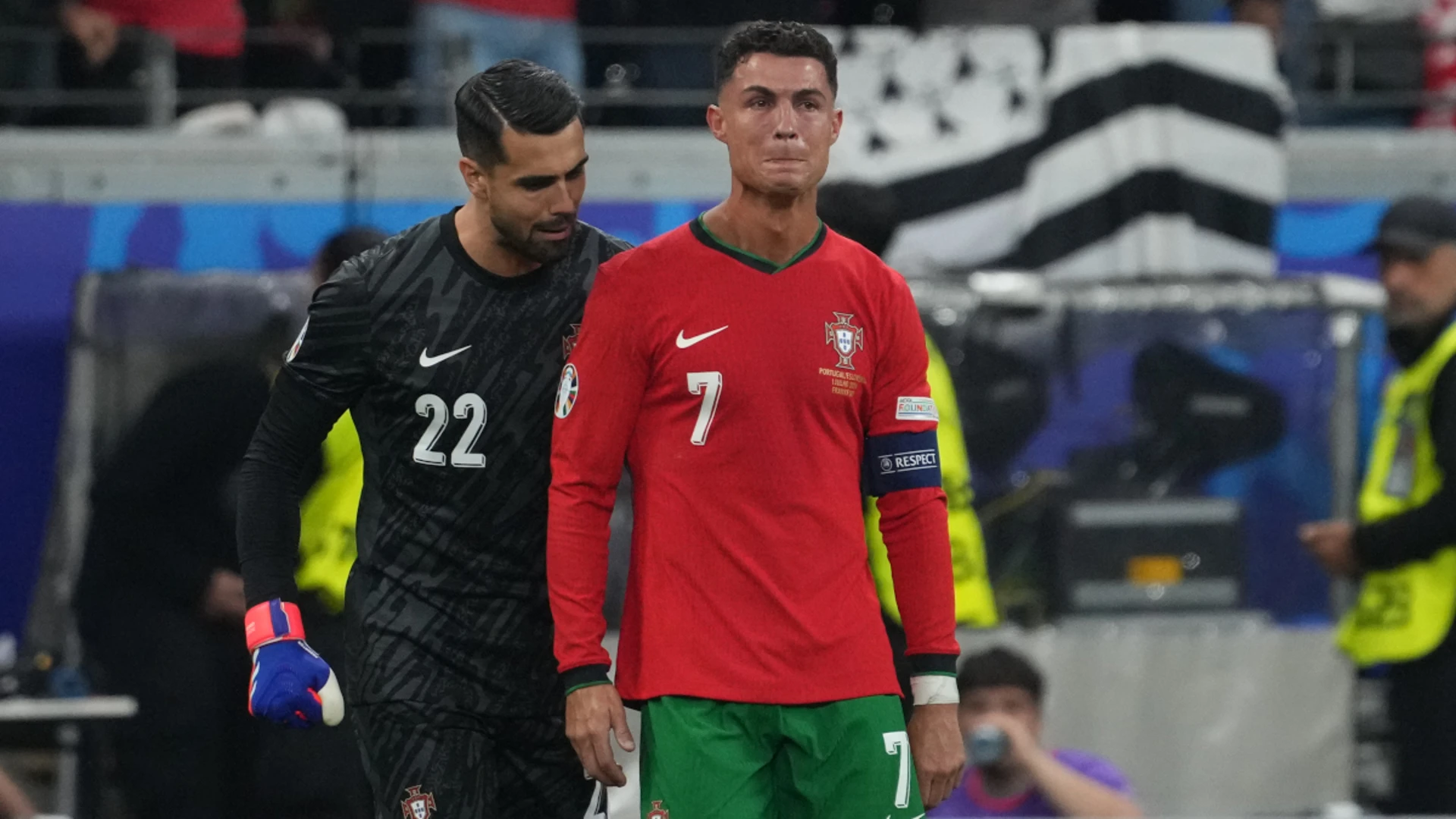 We're only human, Portugal's Silva says of Ronaldo's tears