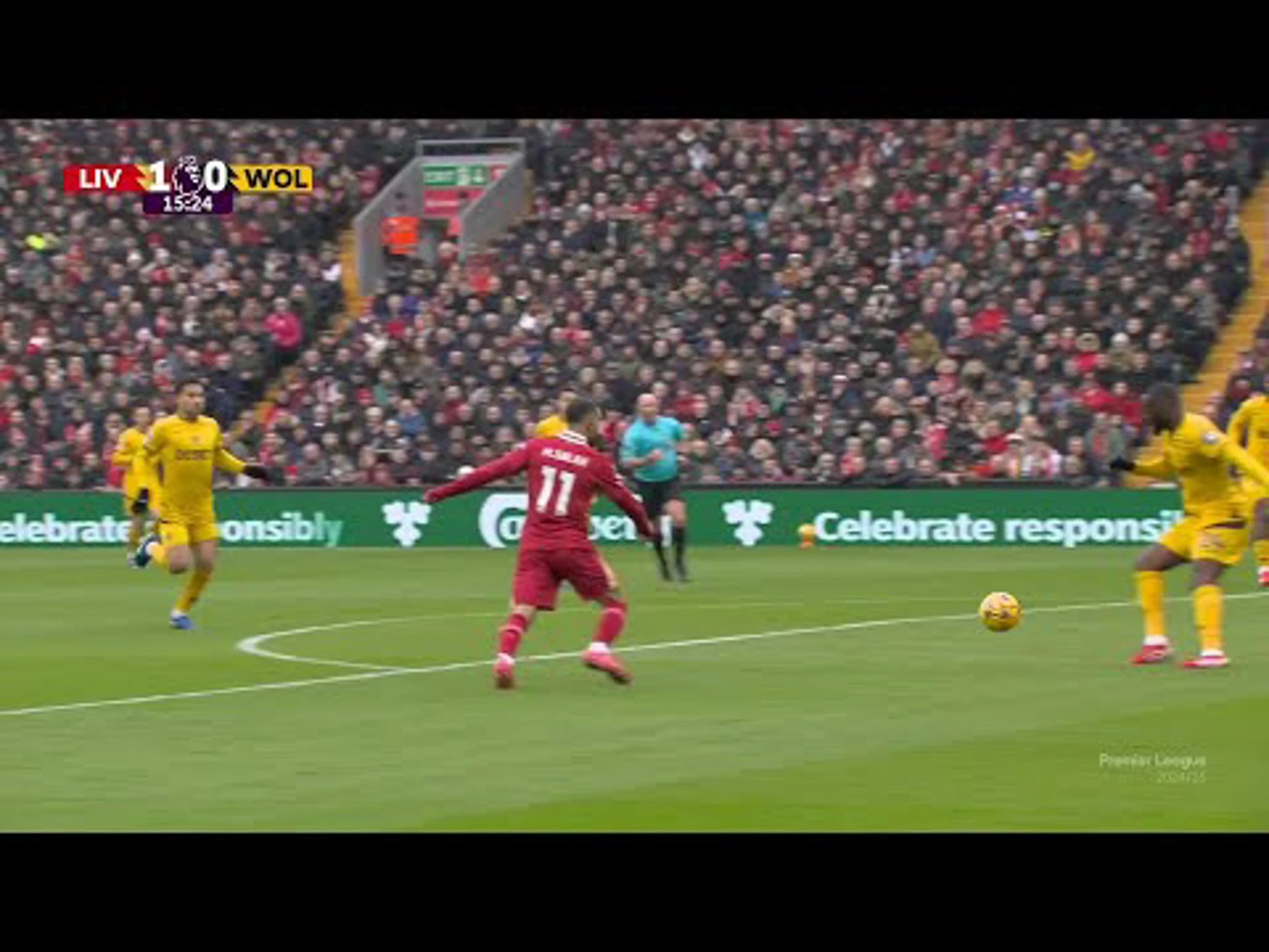 Luis Díaz | 15ᵗʰ Minute Goal v Wolverhampton