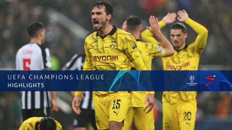 Newcastle V Dortmund | Match Highlights | UEFA Champions League ...