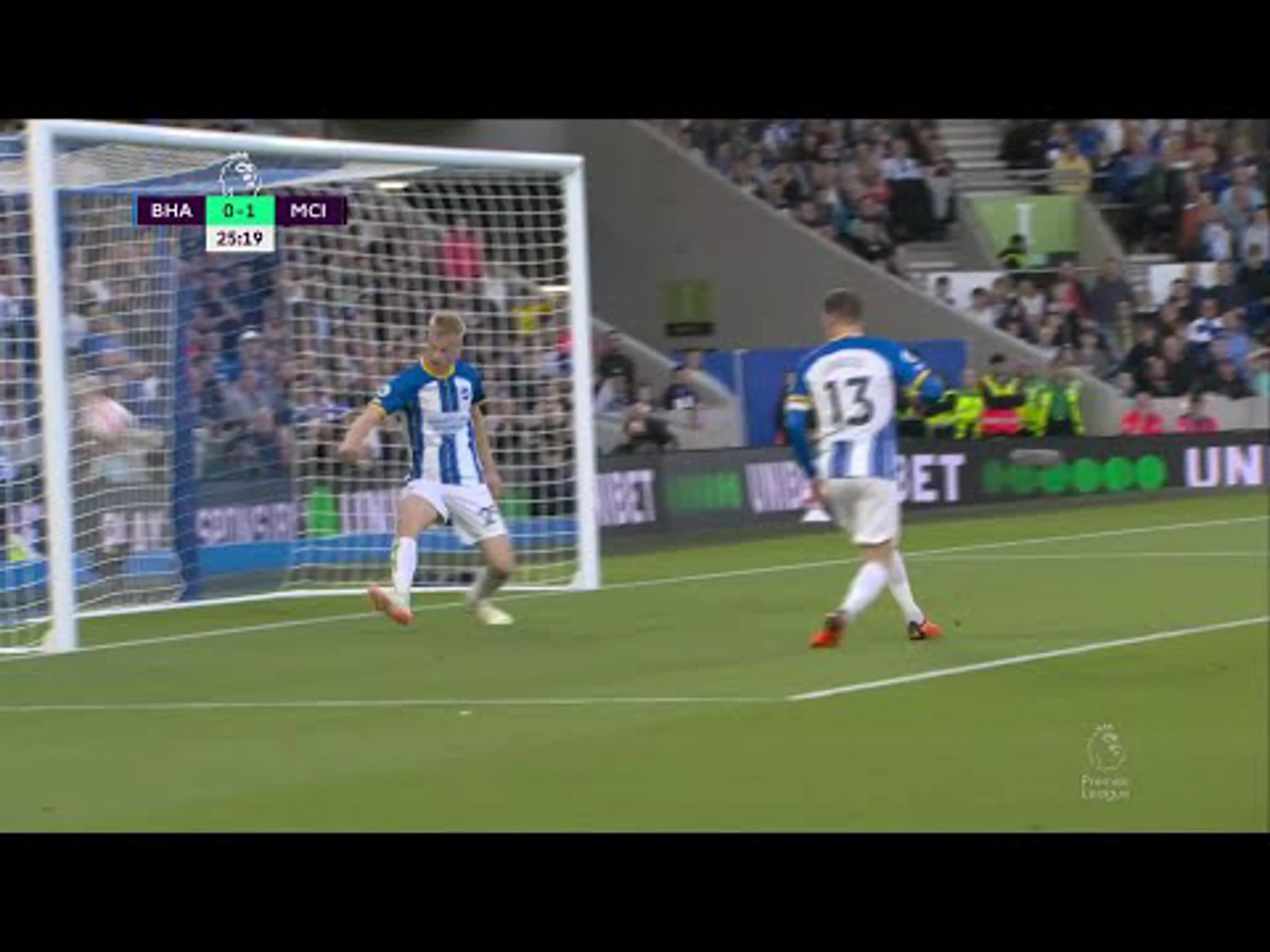 Phil Foden | 25ᵗʰ Minute Goal v Brighton and Hove Albion