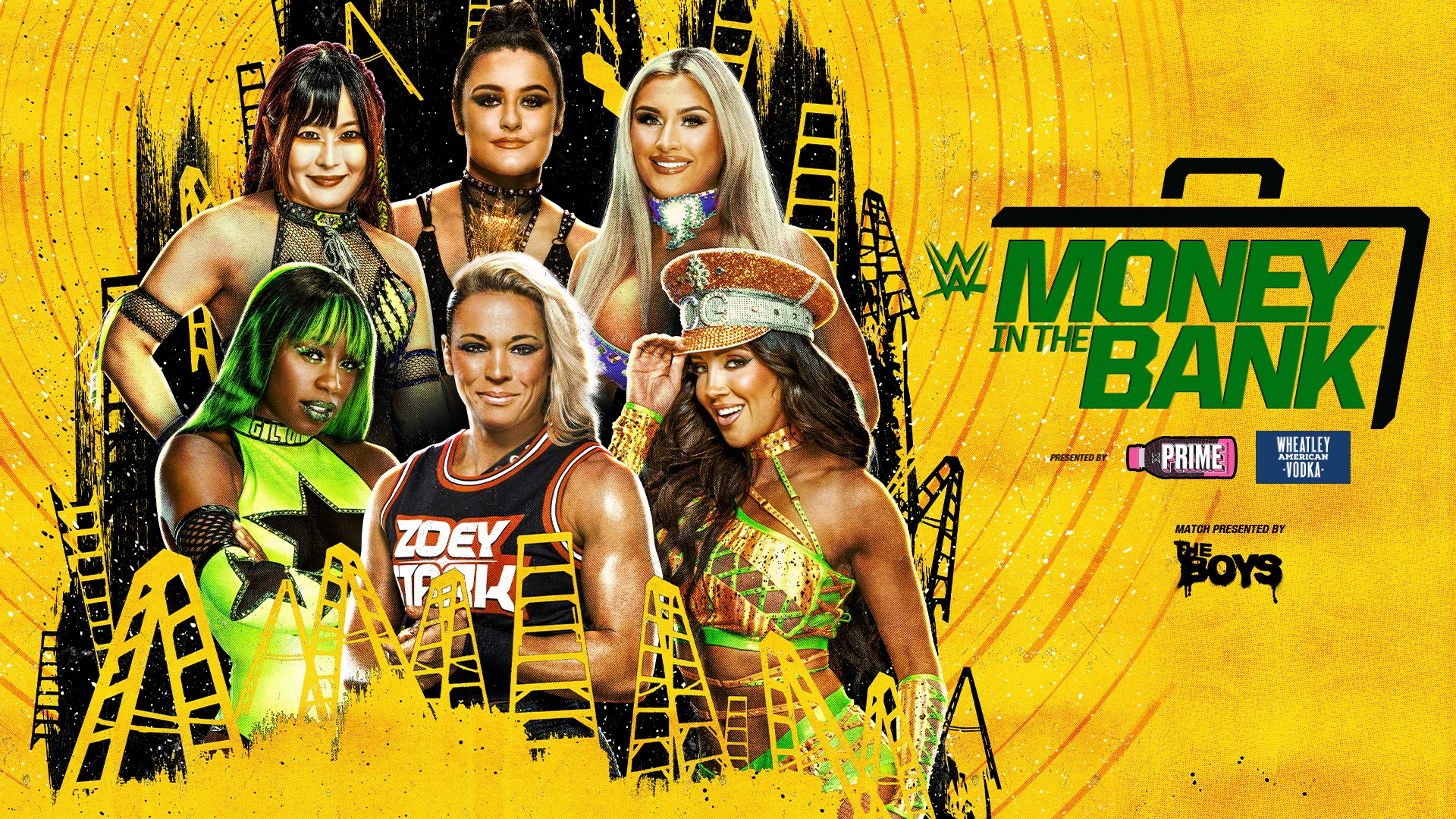 A chance at greatness awaits six Superstars in the Women's Money in the Bank Ladder Match