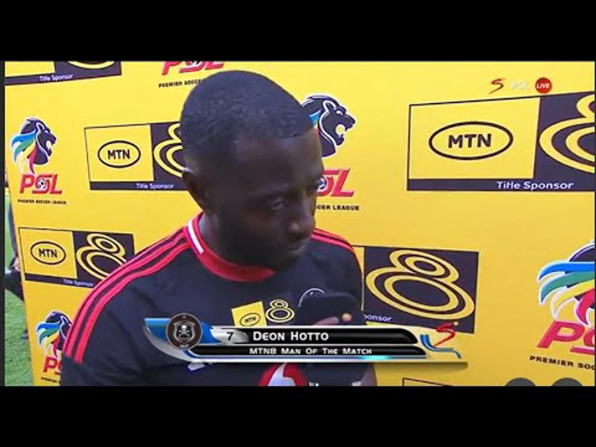 Deon Hotto | Man of the Match | Orlando Pirates v Cape Town City