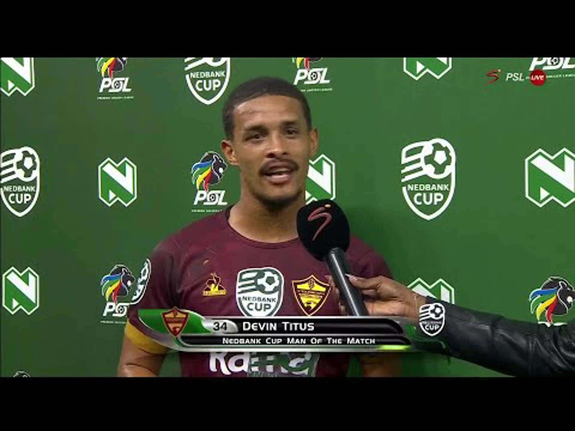 Titus Dedicates Award to Fallen Stellenbosch Duo | Nedbank Cup