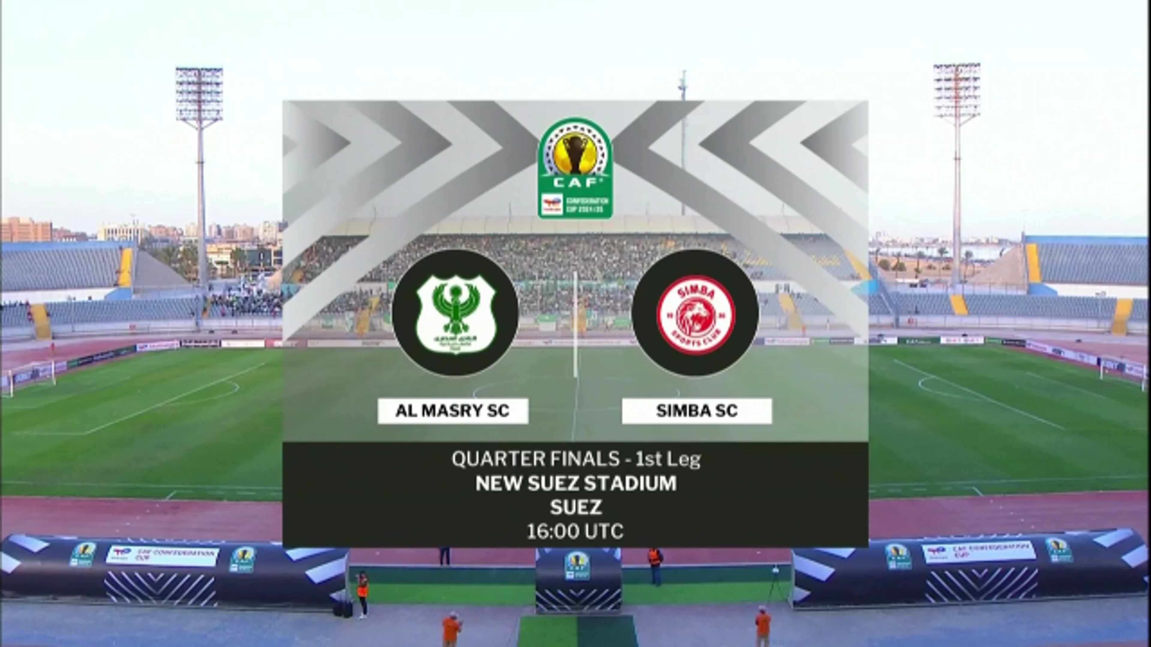 Al Masry v Simba | Match Highlights | CAF Confederation Cup